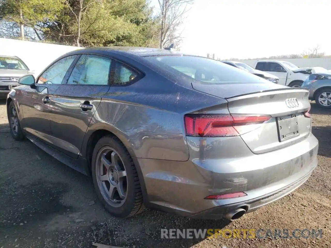 3 Photograph of a damaged car WAUENCF55KA078957 AUDI A5 2019