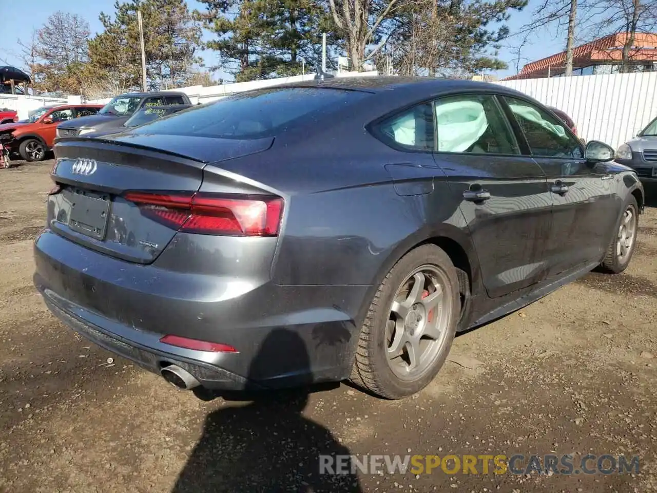 4 Photograph of a damaged car WAUENCF55KA078957 AUDI A5 2019