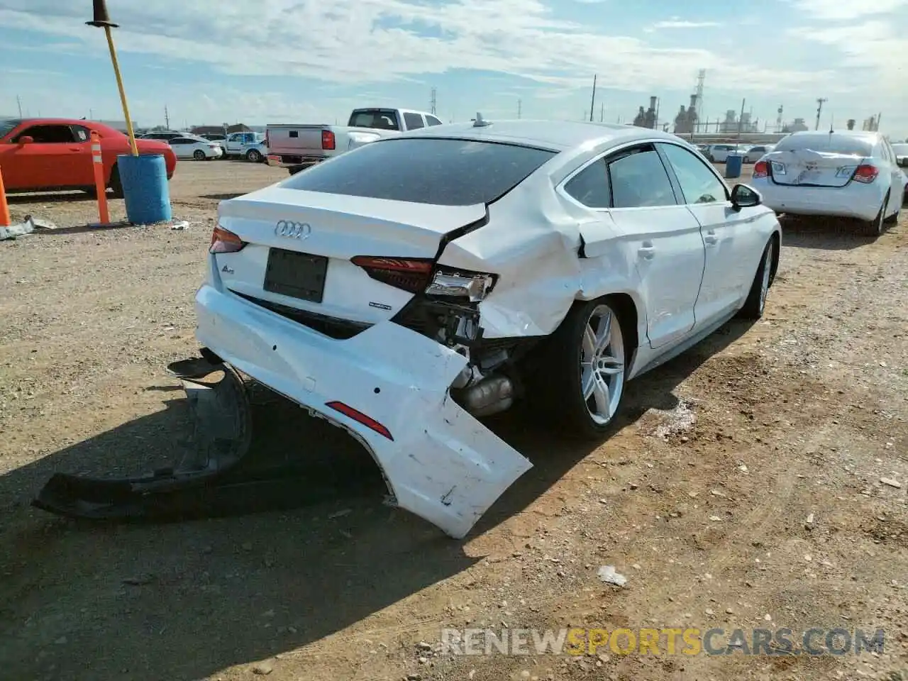 9 Photograph of a damaged car WAUENCF56KA066347 AUDI A5 2019