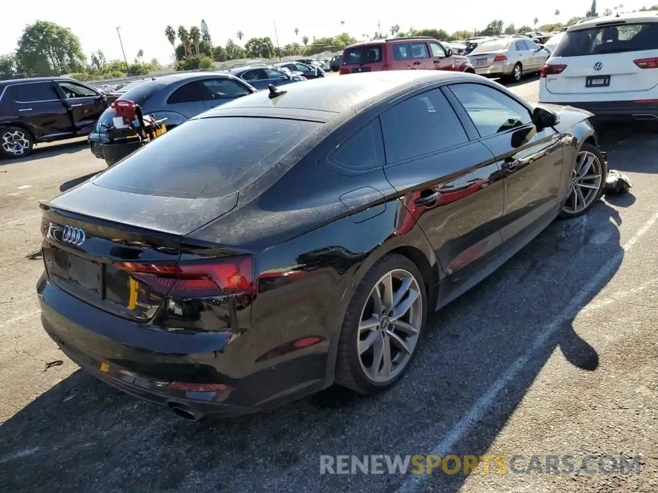 4 Photograph of a damaged car WAUENCF56KA075064 AUDI A5 2019