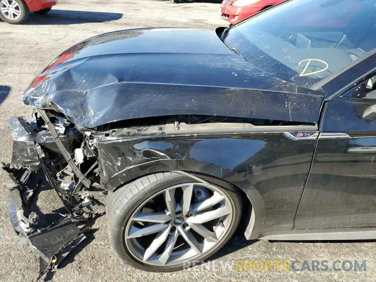 9 Photograph of a damaged car WAUENCF56KA075064 AUDI A5 2019