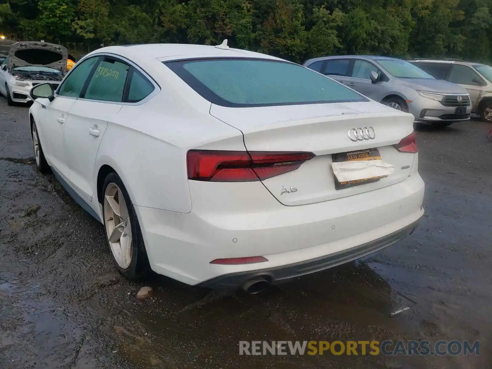 3 Photograph of a damaged car WAUENCF56KA097775 AUDI A5 2019