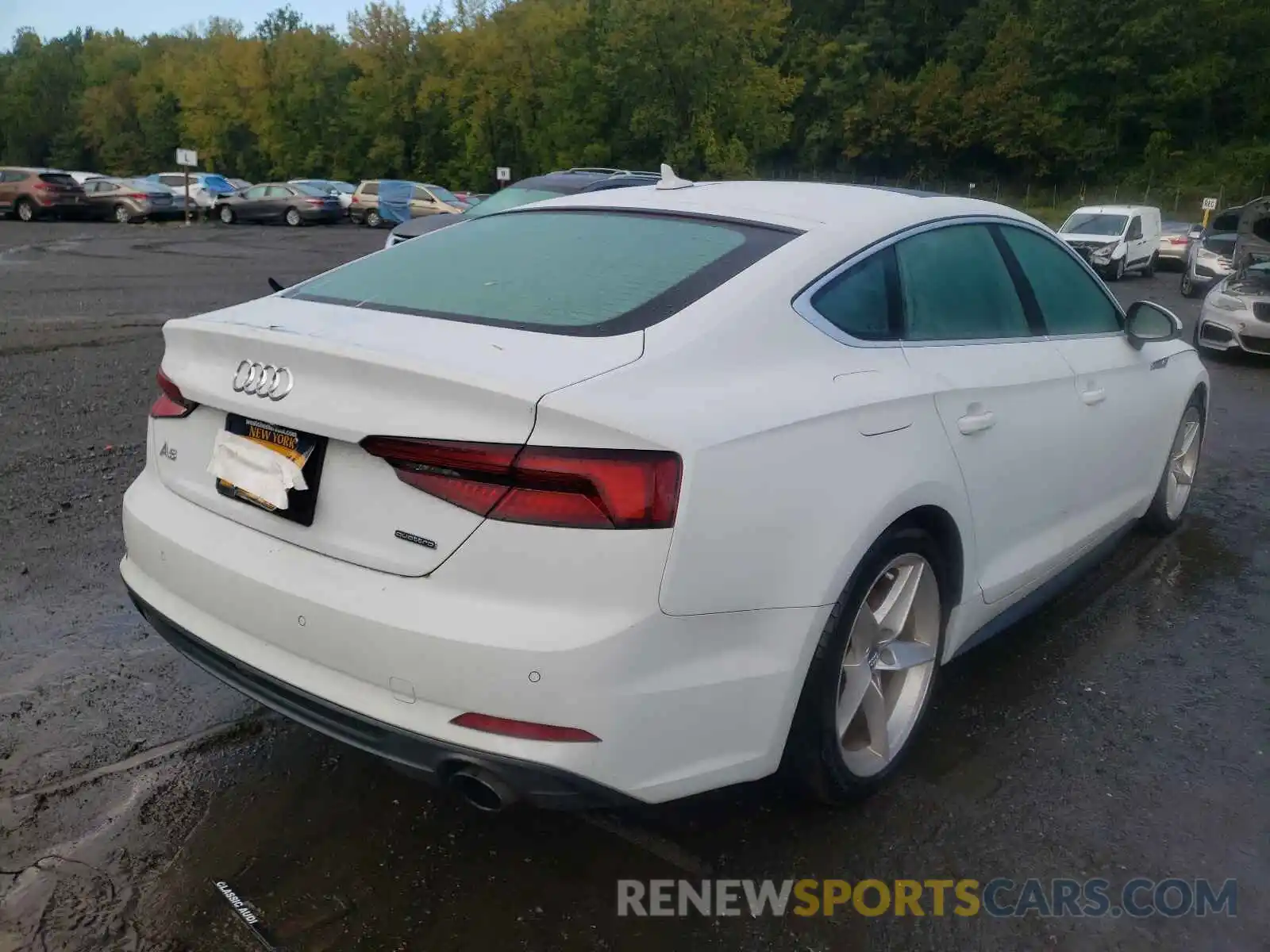 4 Photograph of a damaged car WAUENCF56KA097775 AUDI A5 2019