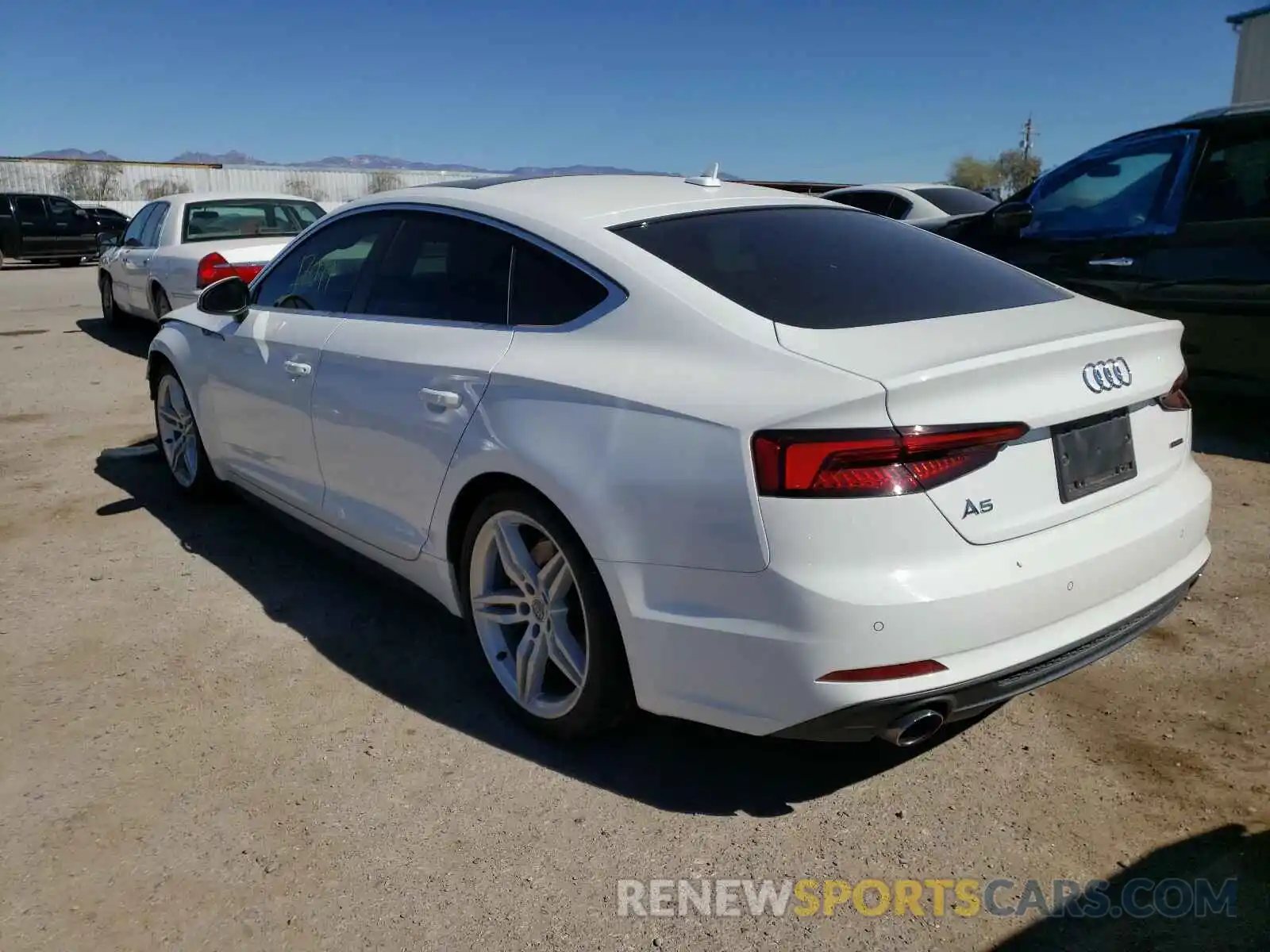 3 Photograph of a damaged car WAUENCF57KA011762 AUDI A5 2019