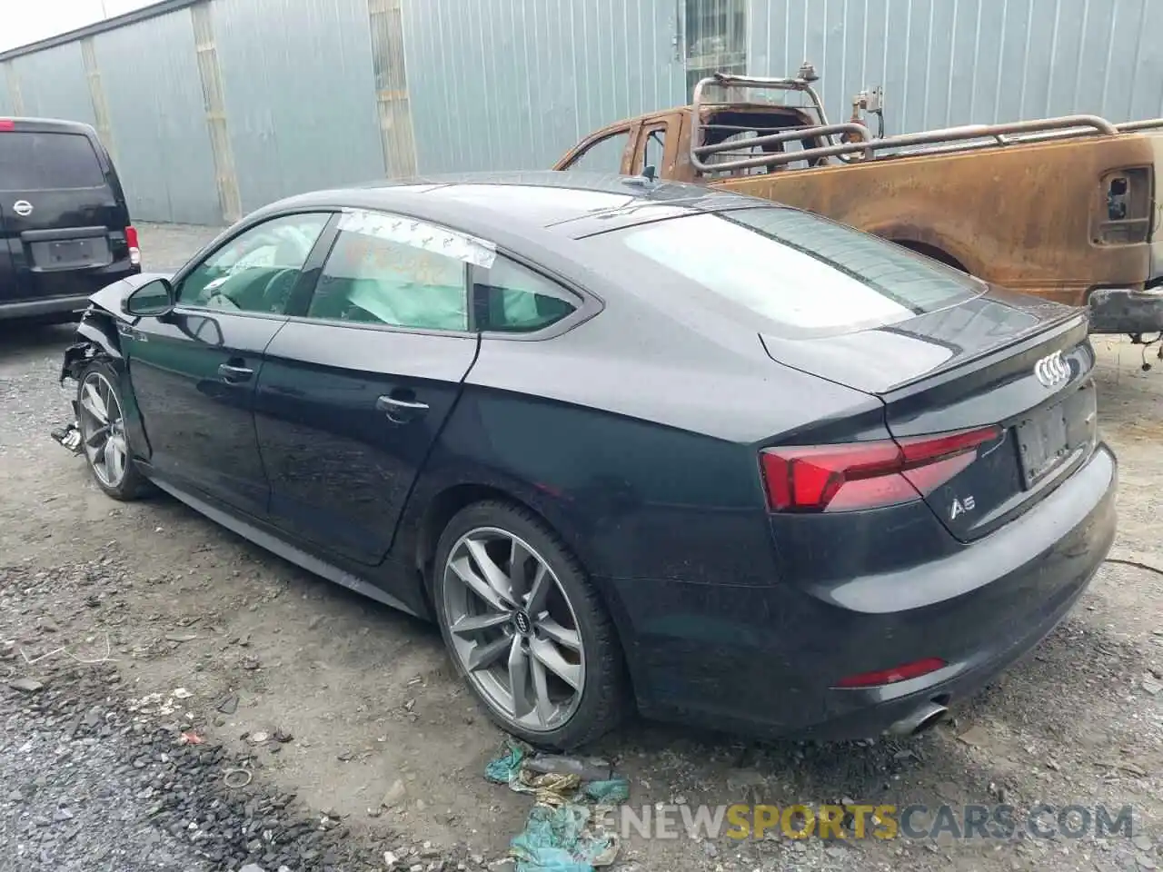 3 Фотография поврежденного автомобиля WAUENCF58KA011396 AUDI A5 2019