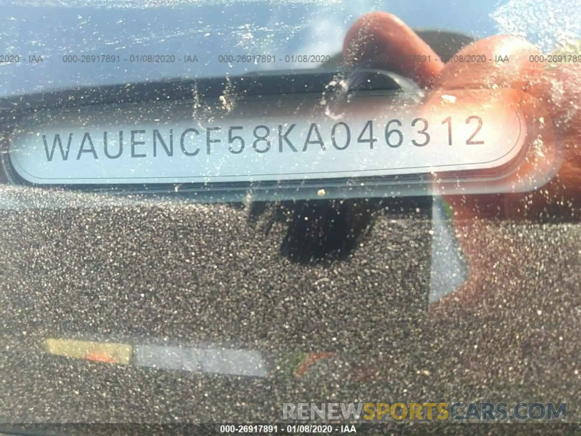9 Photograph of a damaged car WAUENCF58KA046312 AUDI A5 2019