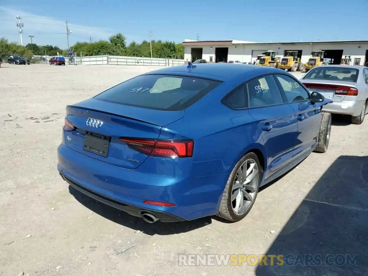 4 Photograph of a damaged car WAUENCF58KA070707 AUDI A5 2019