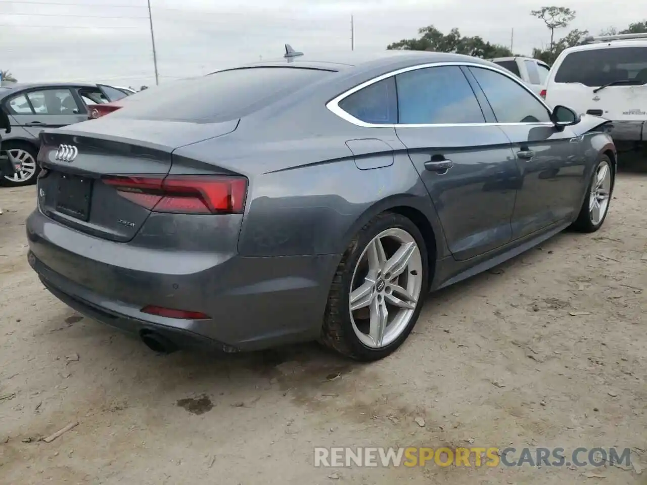 4 Фотография поврежденного автомобиля WAUENCF58KA098166 AUDI A5 2019