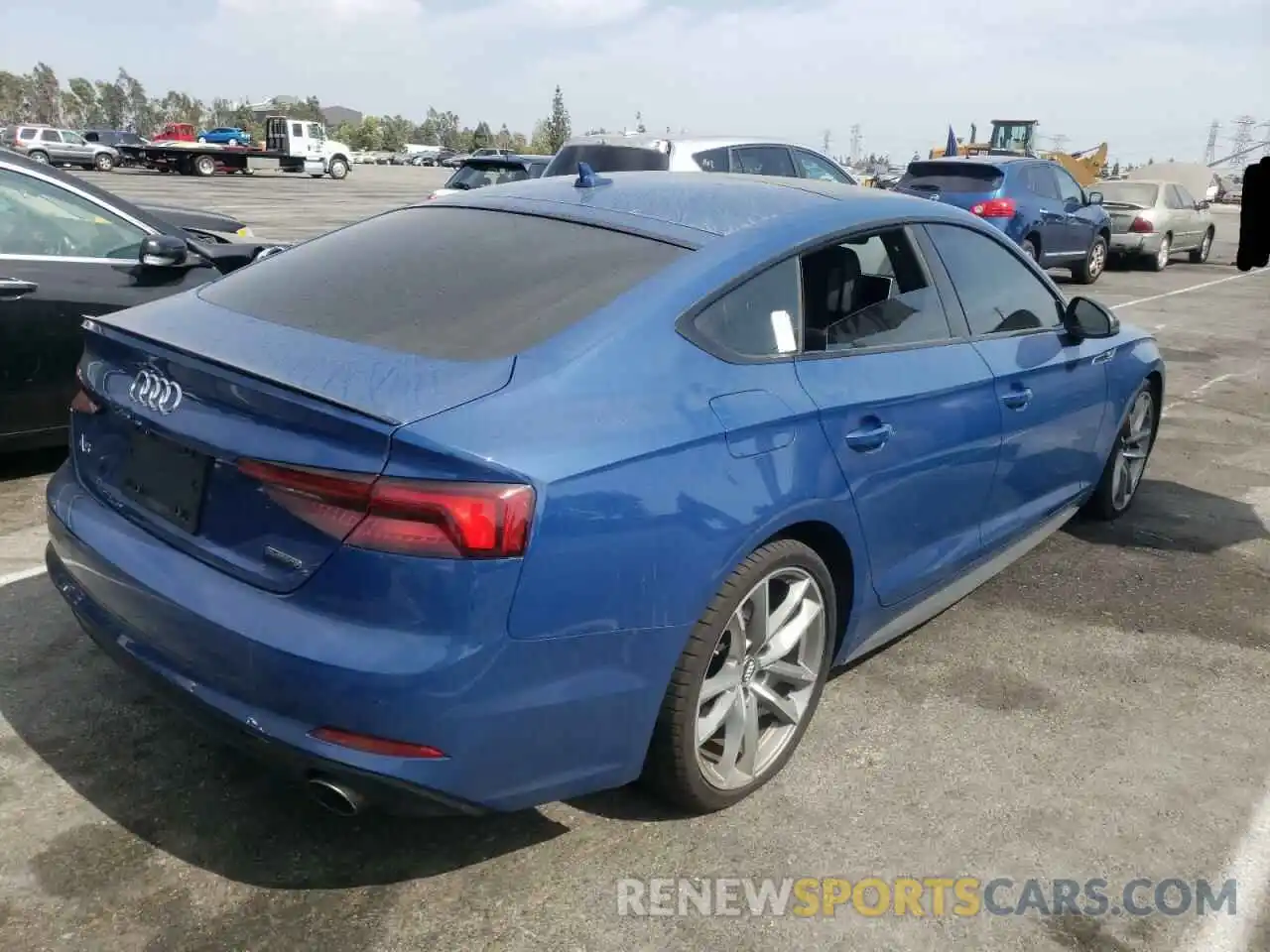 4 Photograph of a damaged car WAUENCF59KA009933 AUDI A5 2019