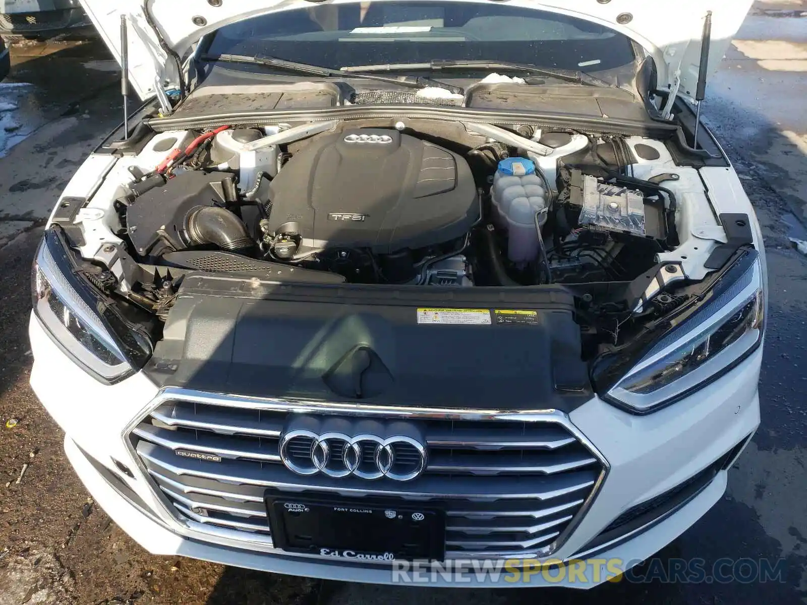 7 Photograph of a damaged car WAUENCF59KA023797 AUDI A5 2019