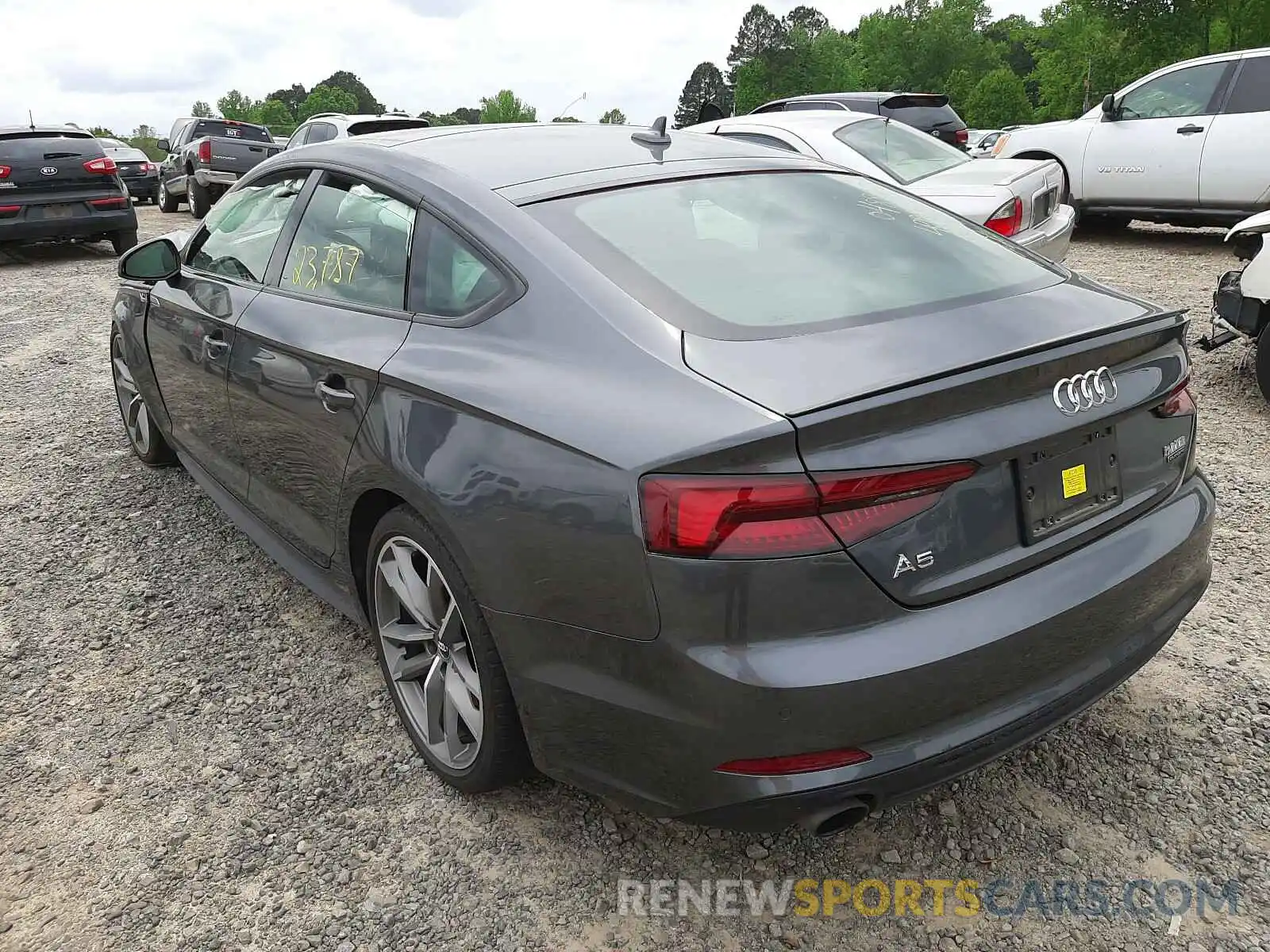 3 Photograph of a damaged car WAUENCF59KA048800 AUDI A5 2019