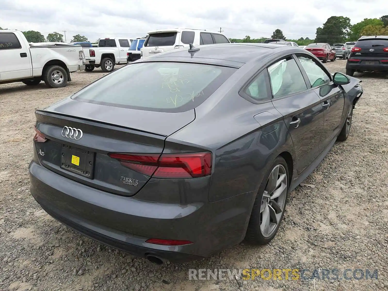 4 Photograph of a damaged car WAUENCF59KA048800 AUDI A5 2019