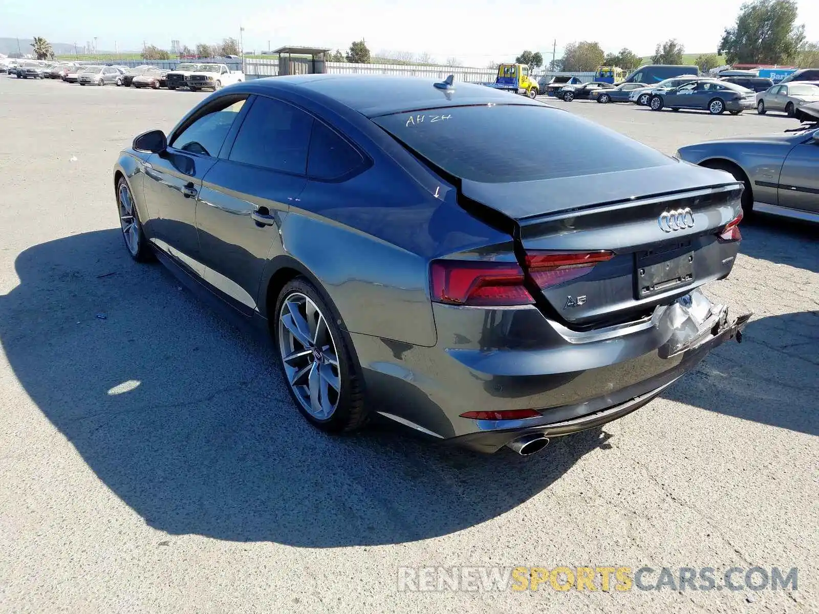 3 Photograph of a damaged car WAUENCF59KA050983 AUDI A5 2019