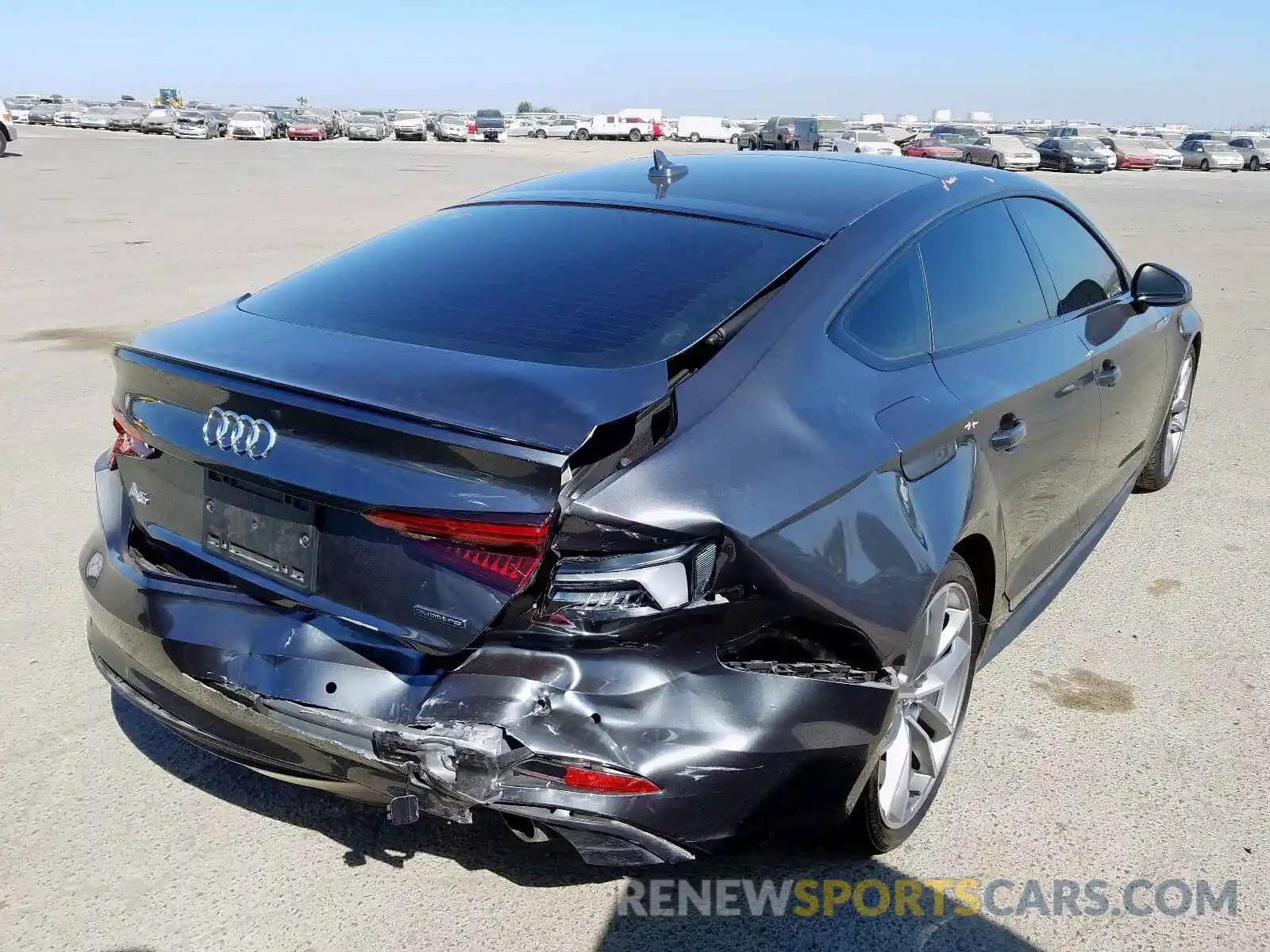 4 Photograph of a damaged car WAUENCF59KA050983 AUDI A5 2019