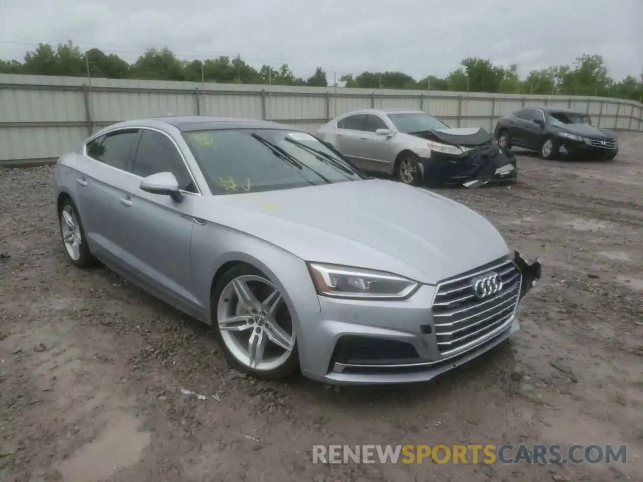 1 Photograph of a damaged car WAUENCF5XKA009715 AUDI A5 2019