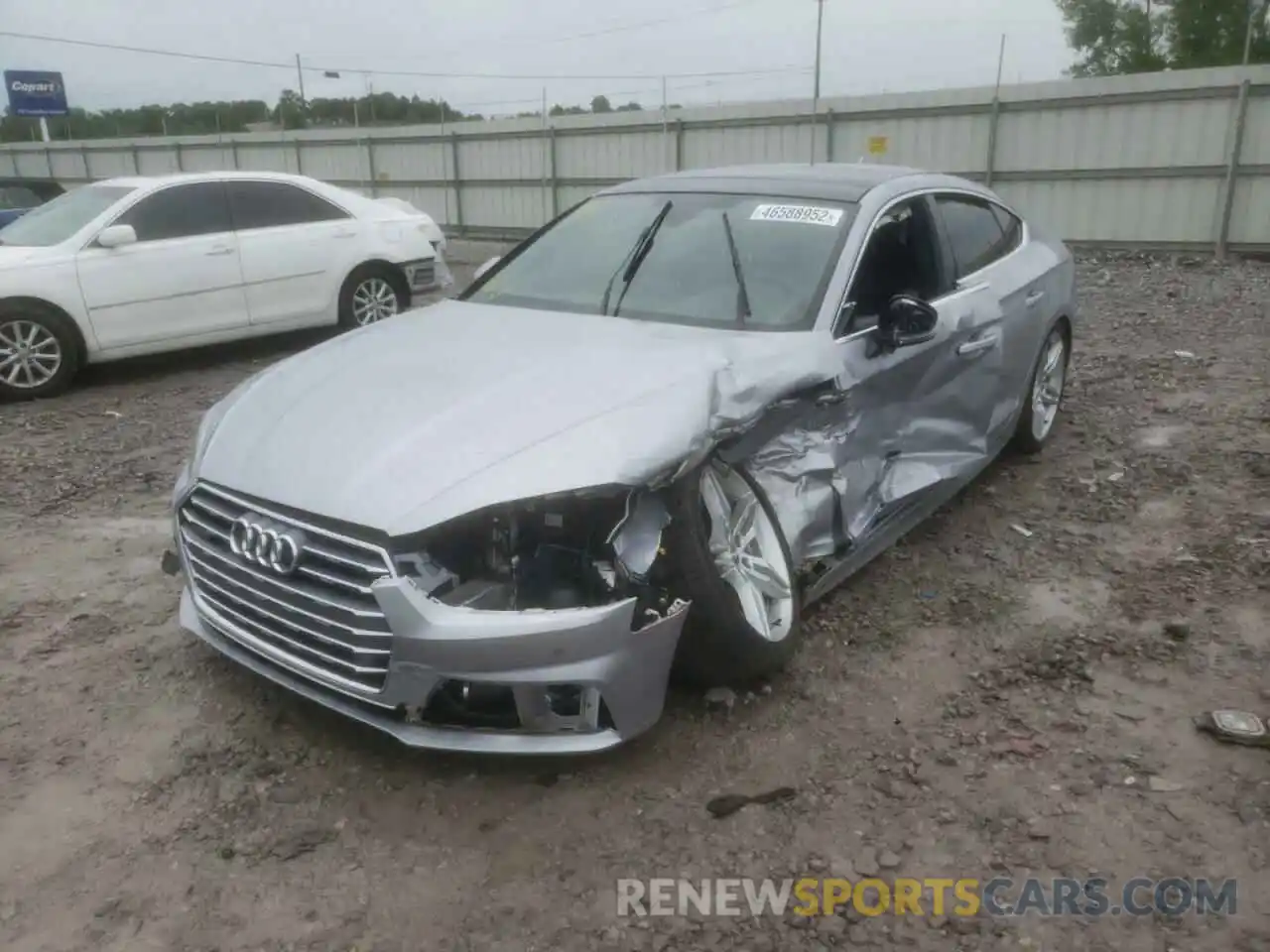 2 Photograph of a damaged car WAUENCF5XKA009715 AUDI A5 2019