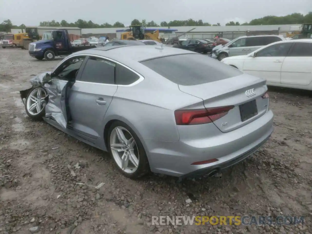 3 Photograph of a damaged car WAUENCF5XKA009715 AUDI A5 2019