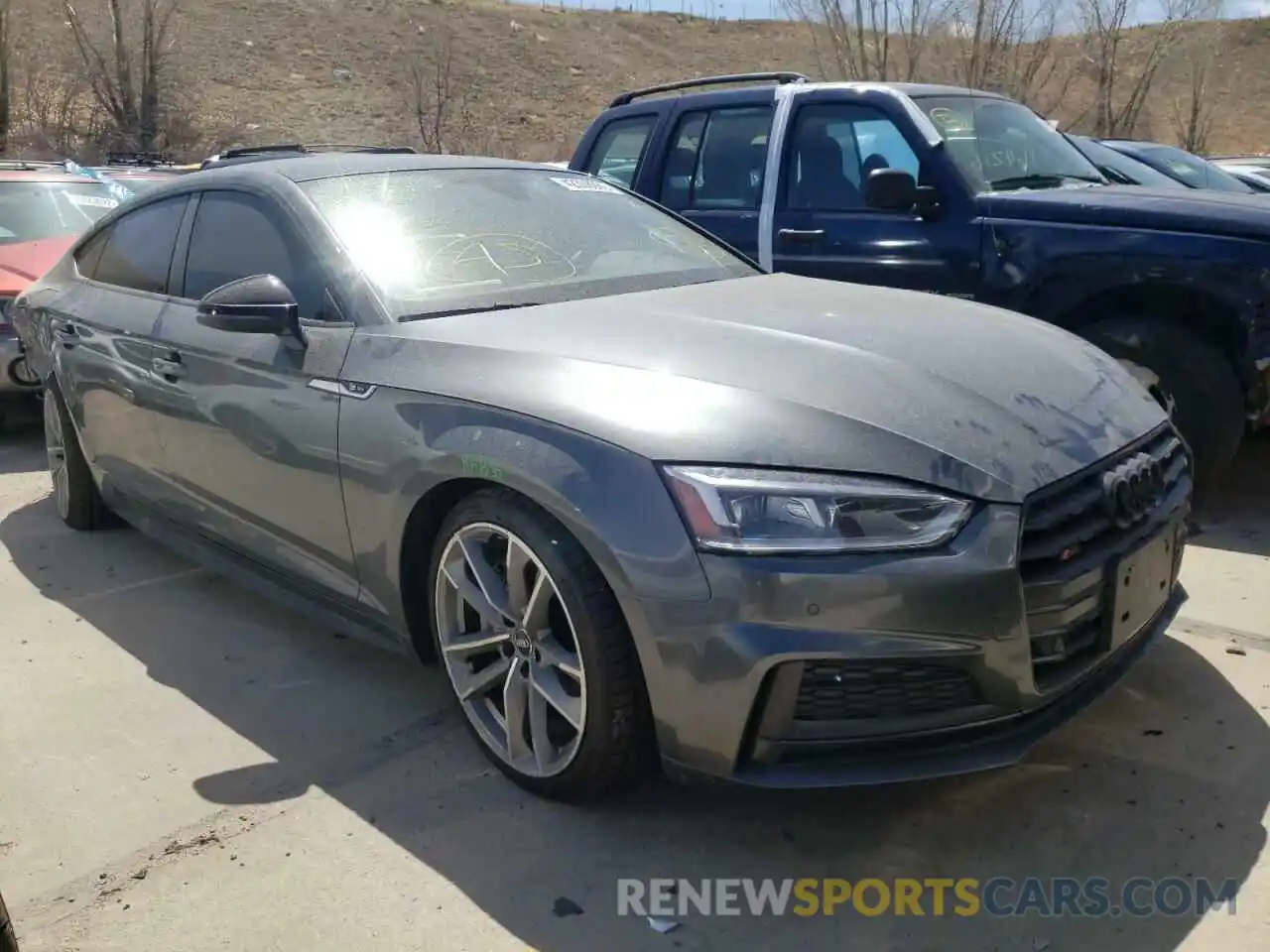 1 Photograph of a damaged car WAUENCF5XKA065752 AUDI A5 2019