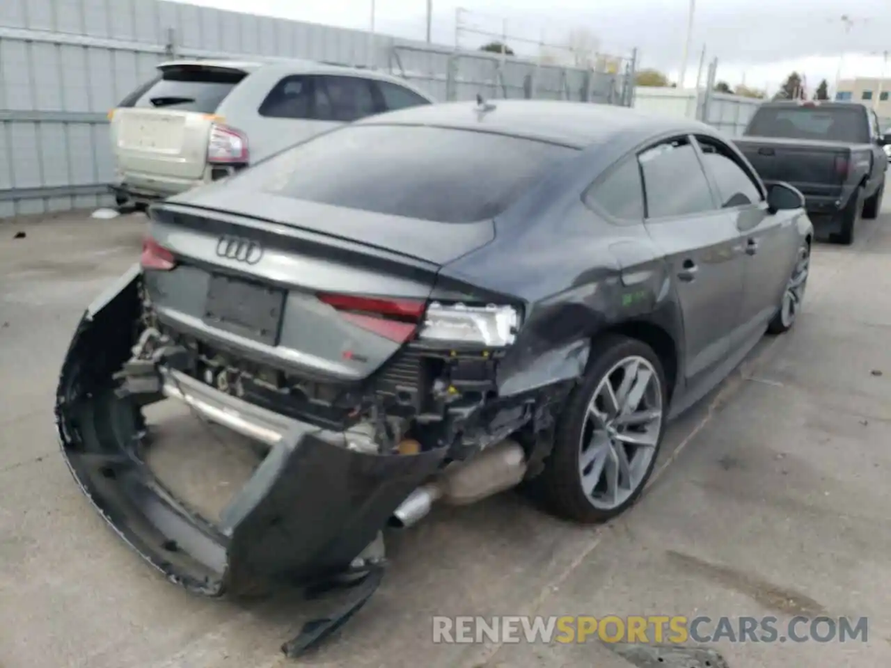 4 Photograph of a damaged car WAUENCF5XKA065752 AUDI A5 2019