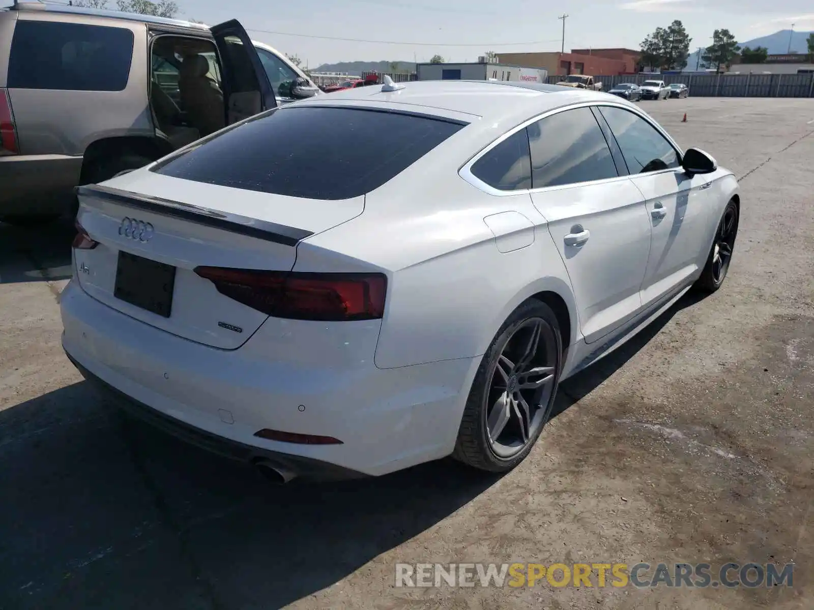 4 Photograph of a damaged car WAUENCF5XKA066027 AUDI A5 2019