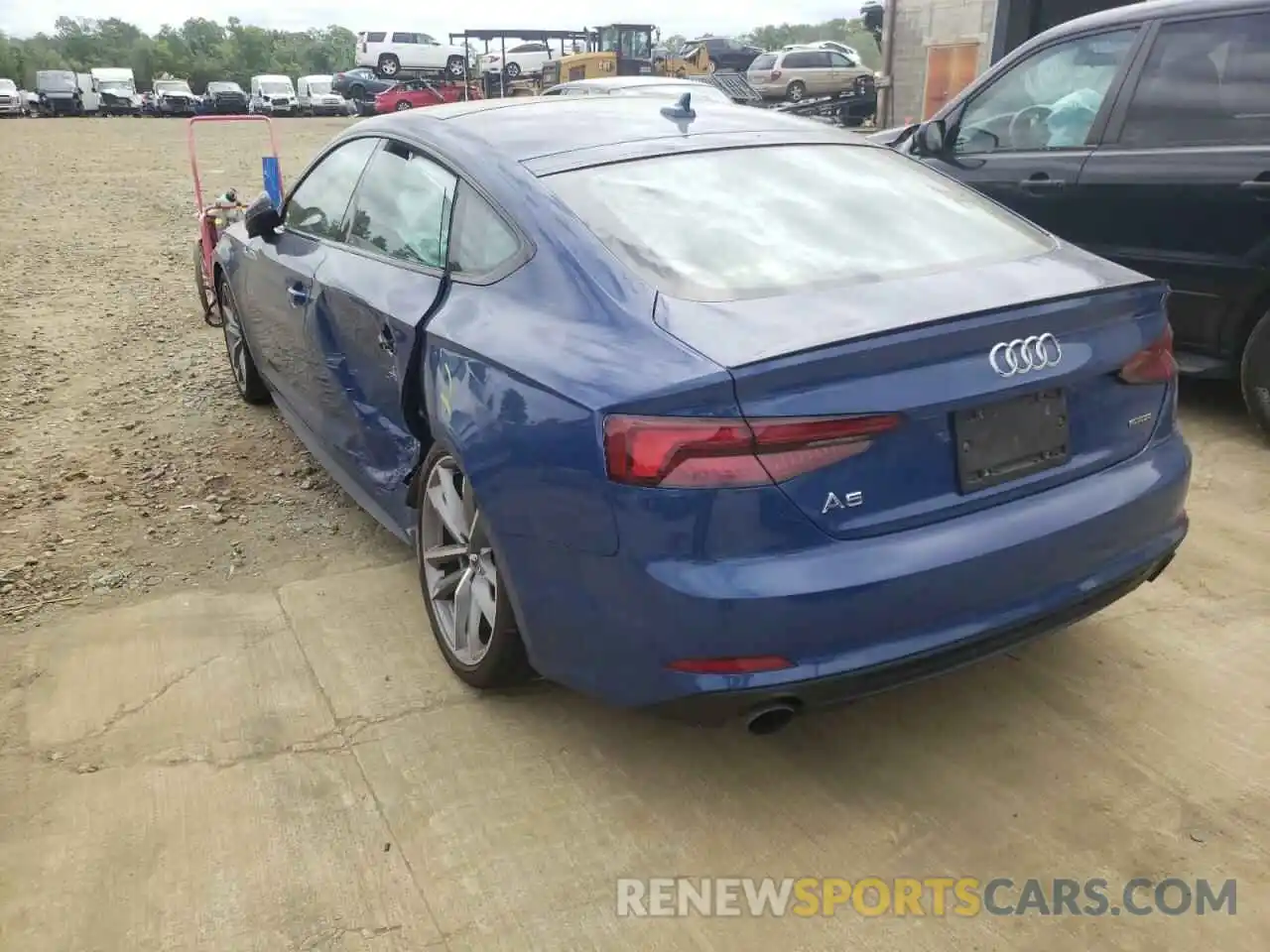 3 Photograph of a damaged car WAUENCF5XKA071986 AUDI A5 2019