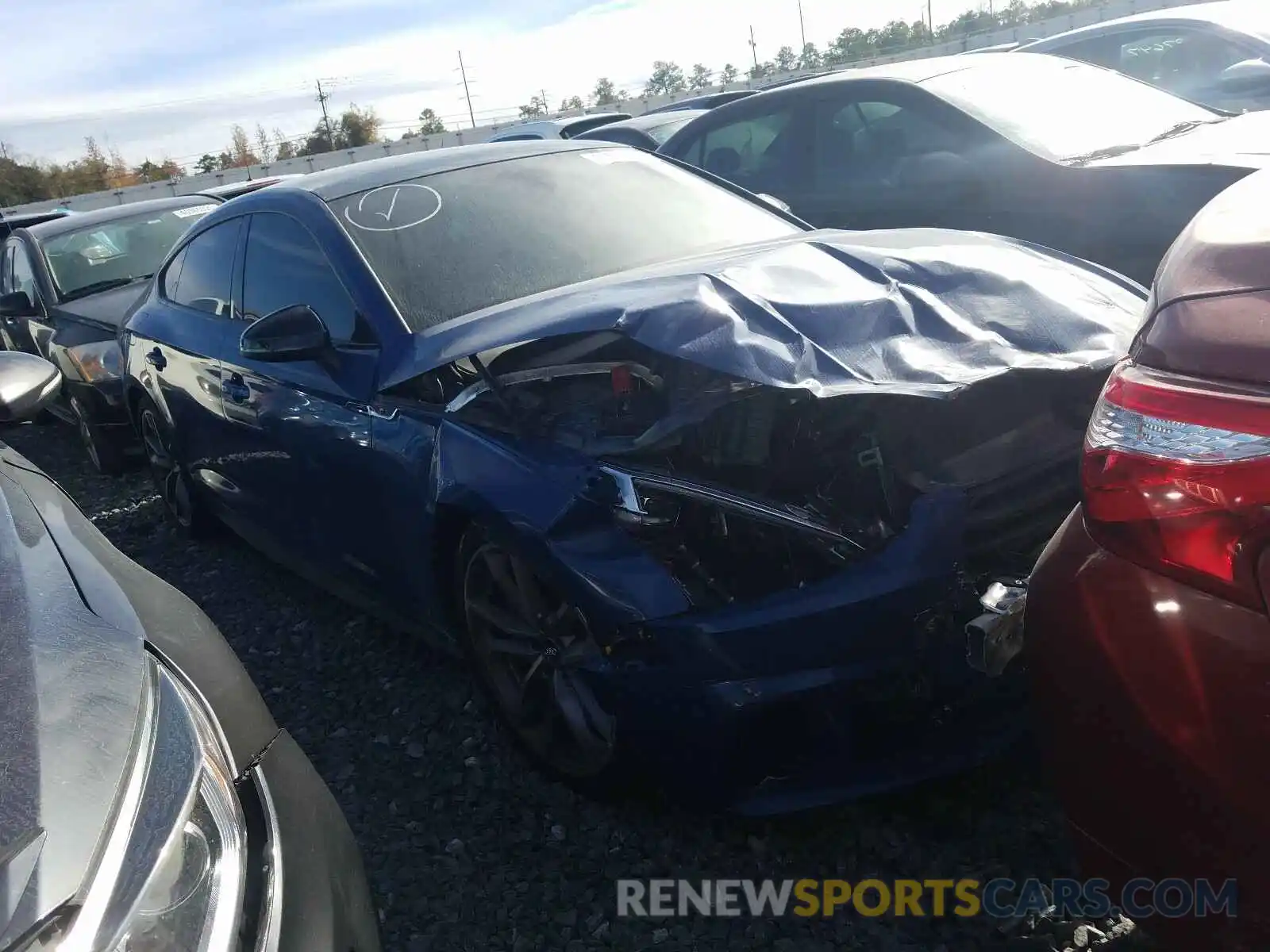 1 Photograph of a damaged car WAUENCF5XKA073186 AUDI A5 2019