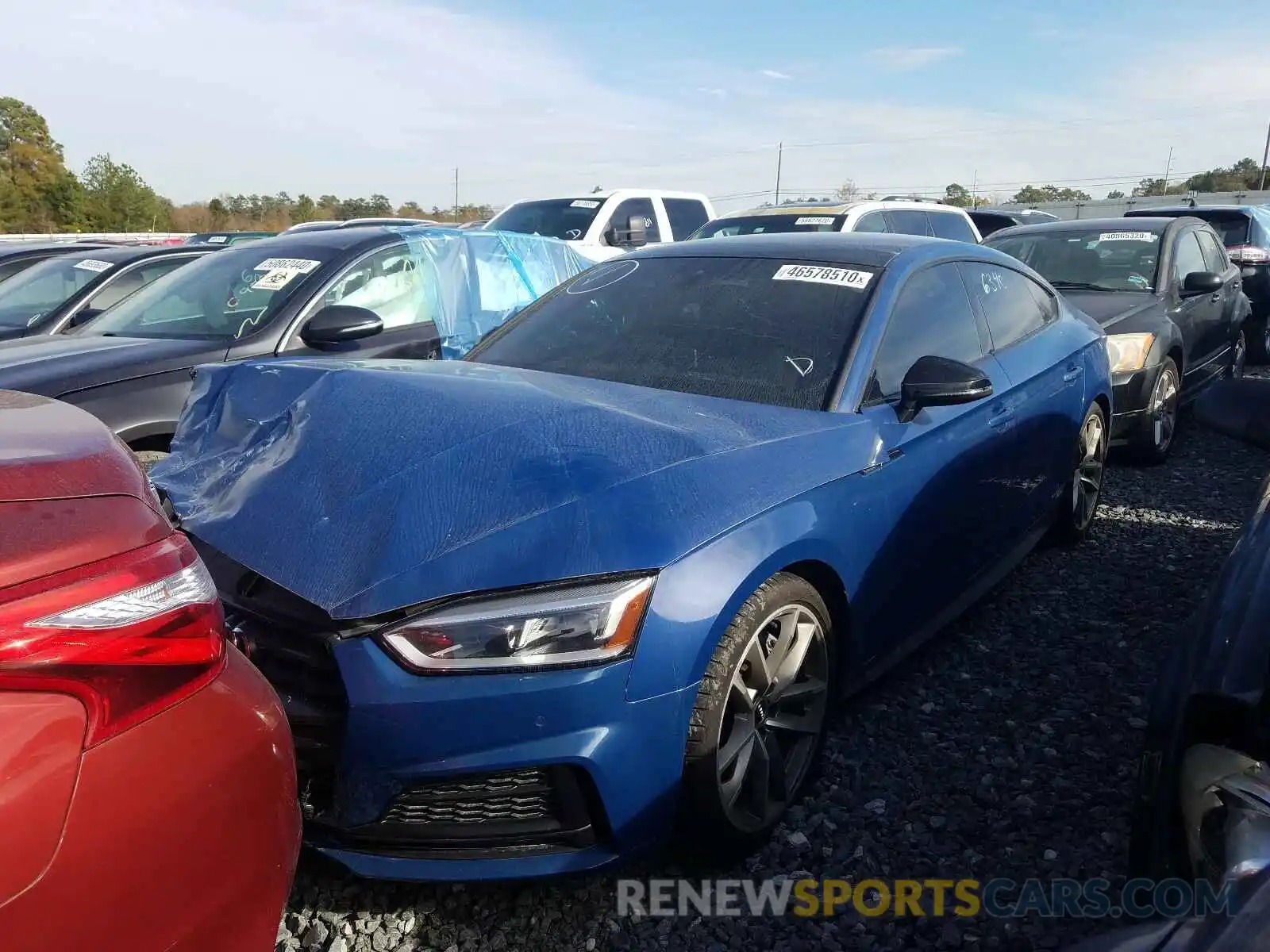 2 Photograph of a damaged car WAUENCF5XKA073186 AUDI A5 2019