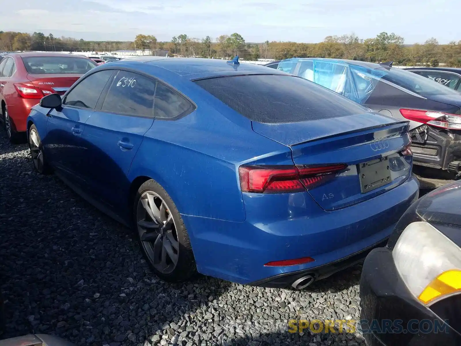 3 Photograph of a damaged car WAUENCF5XKA073186 AUDI A5 2019