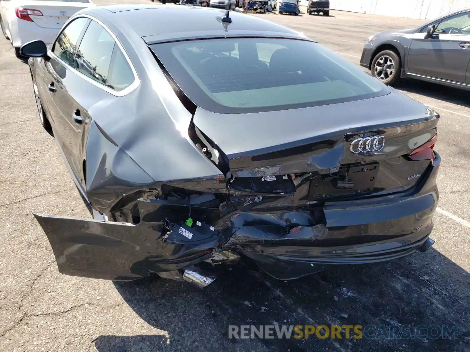 3 Photograph of a damaged car WAUENCF5XKA086472 AUDI A5 2019