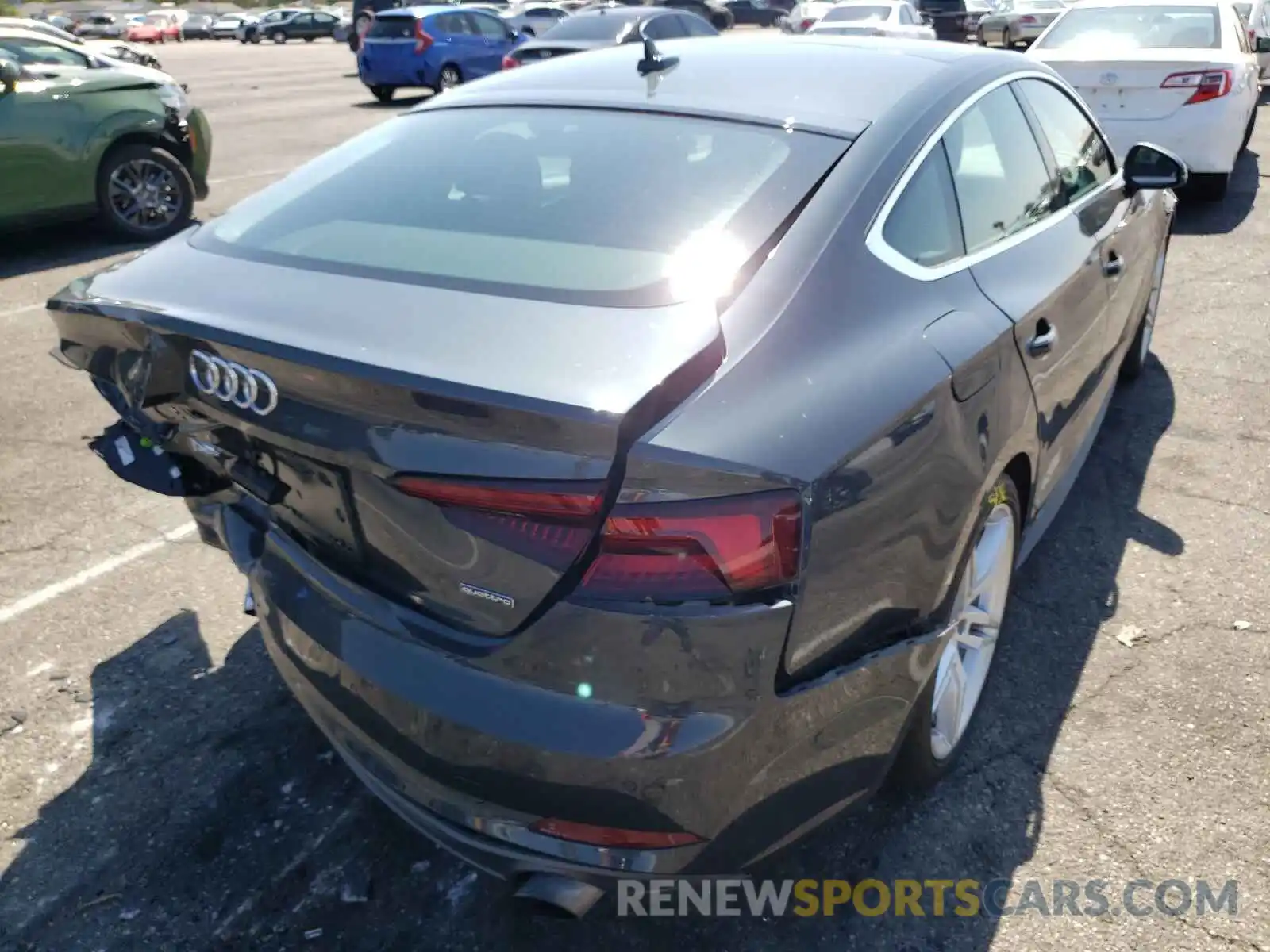 4 Photograph of a damaged car WAUENCF5XKA086472 AUDI A5 2019