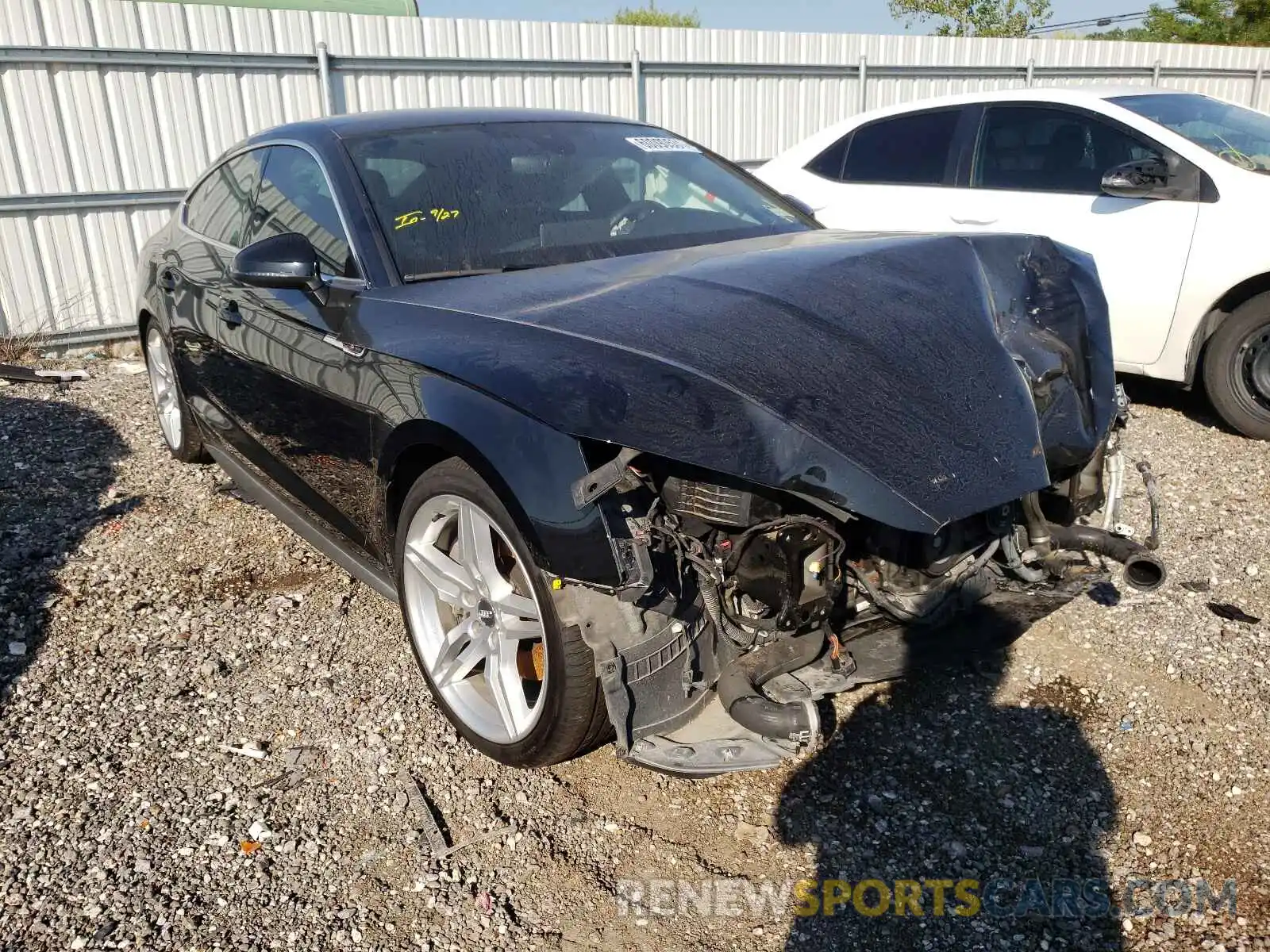 1 Photograph of a damaged car WAUENCF5XKA098234 AUDI A5 2019