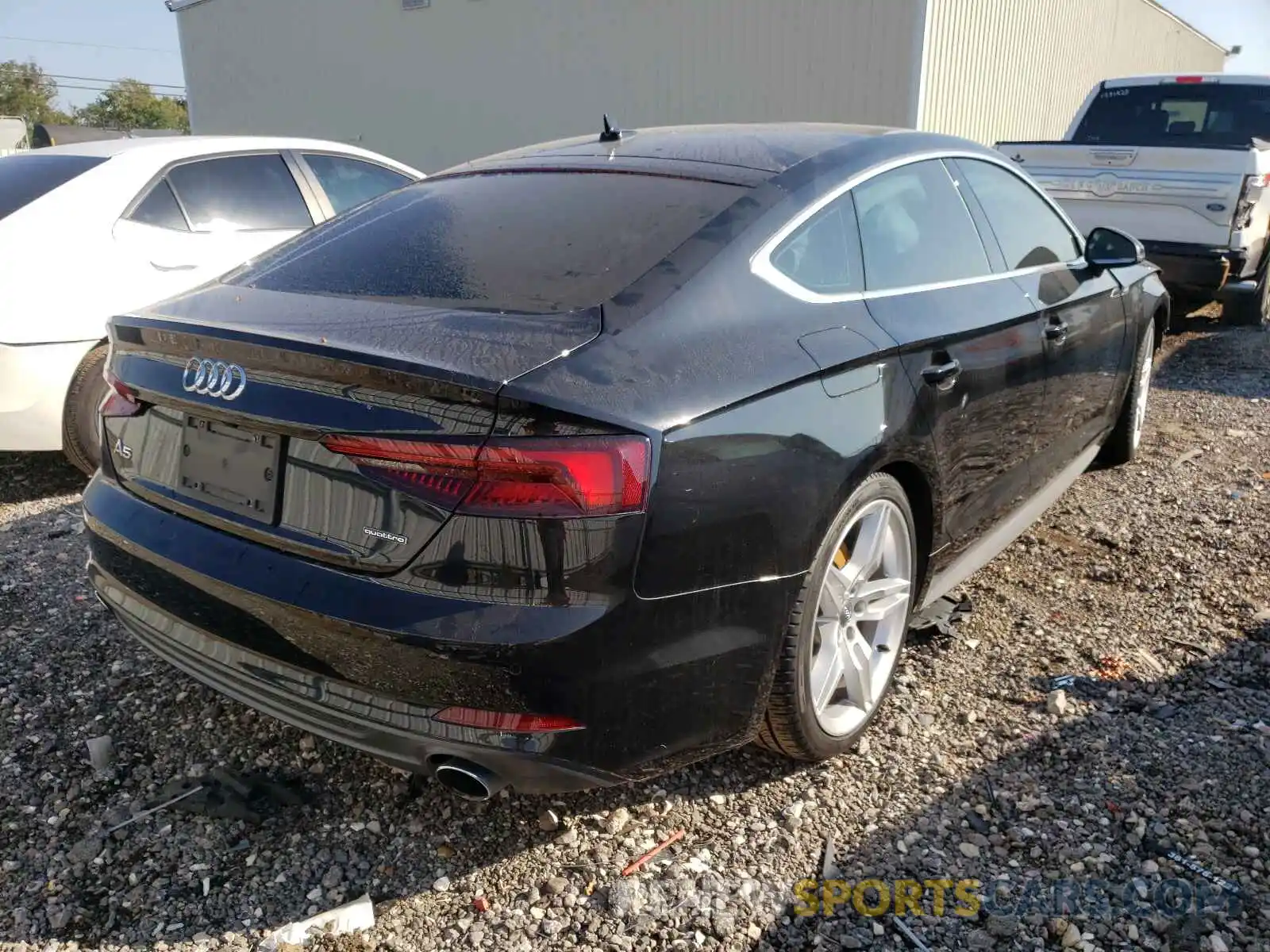 4 Photograph of a damaged car WAUENCF5XKA098234 AUDI A5 2019