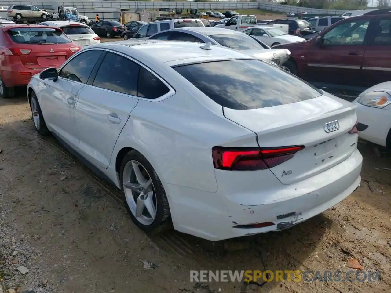 3 Фотография поврежденного автомобиля WAUFNCF54KA006894 AUDI A5 2019