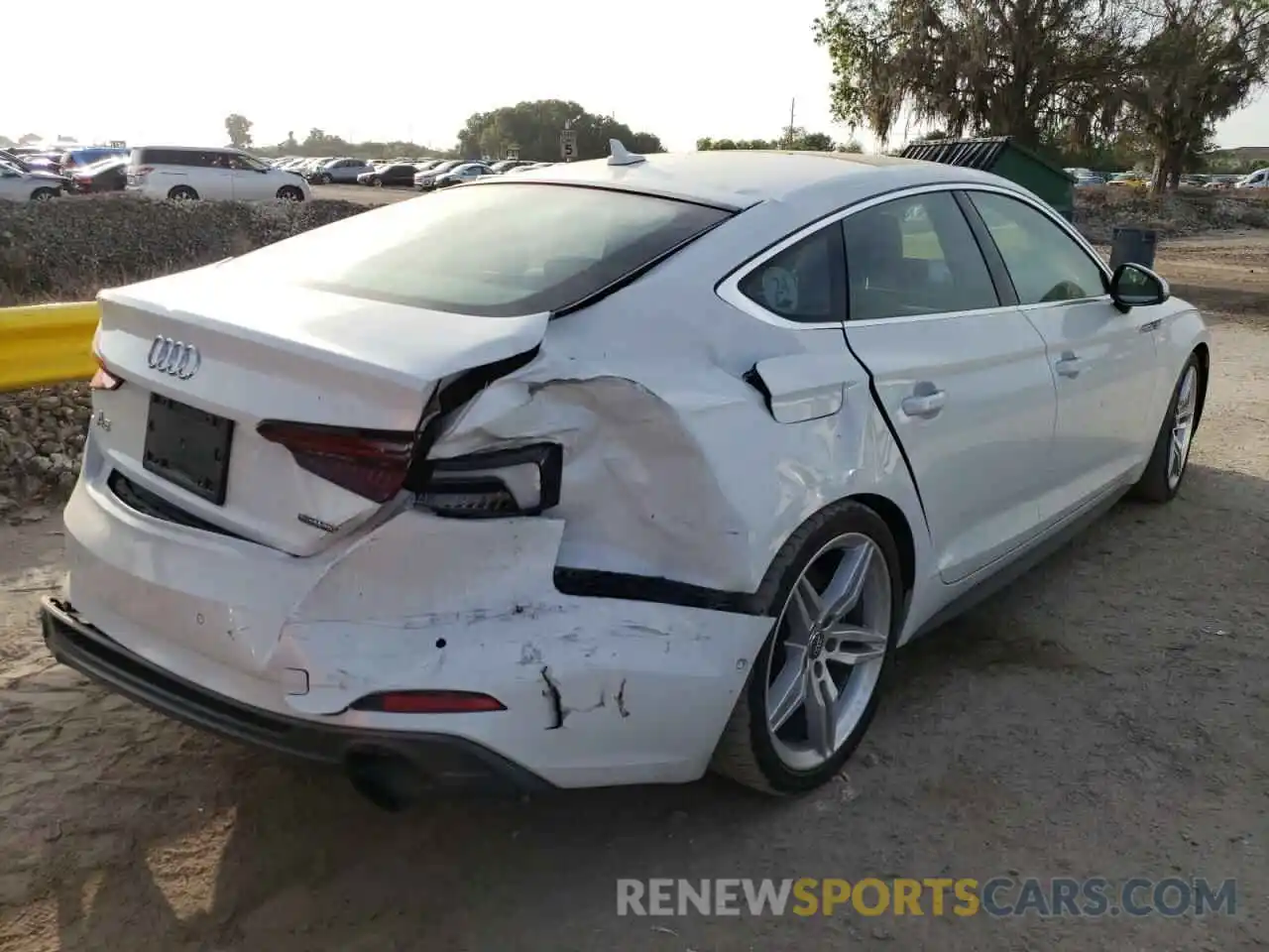 4 Photograph of a damaged car WAUFNCF54KA014493 AUDI A5 2019