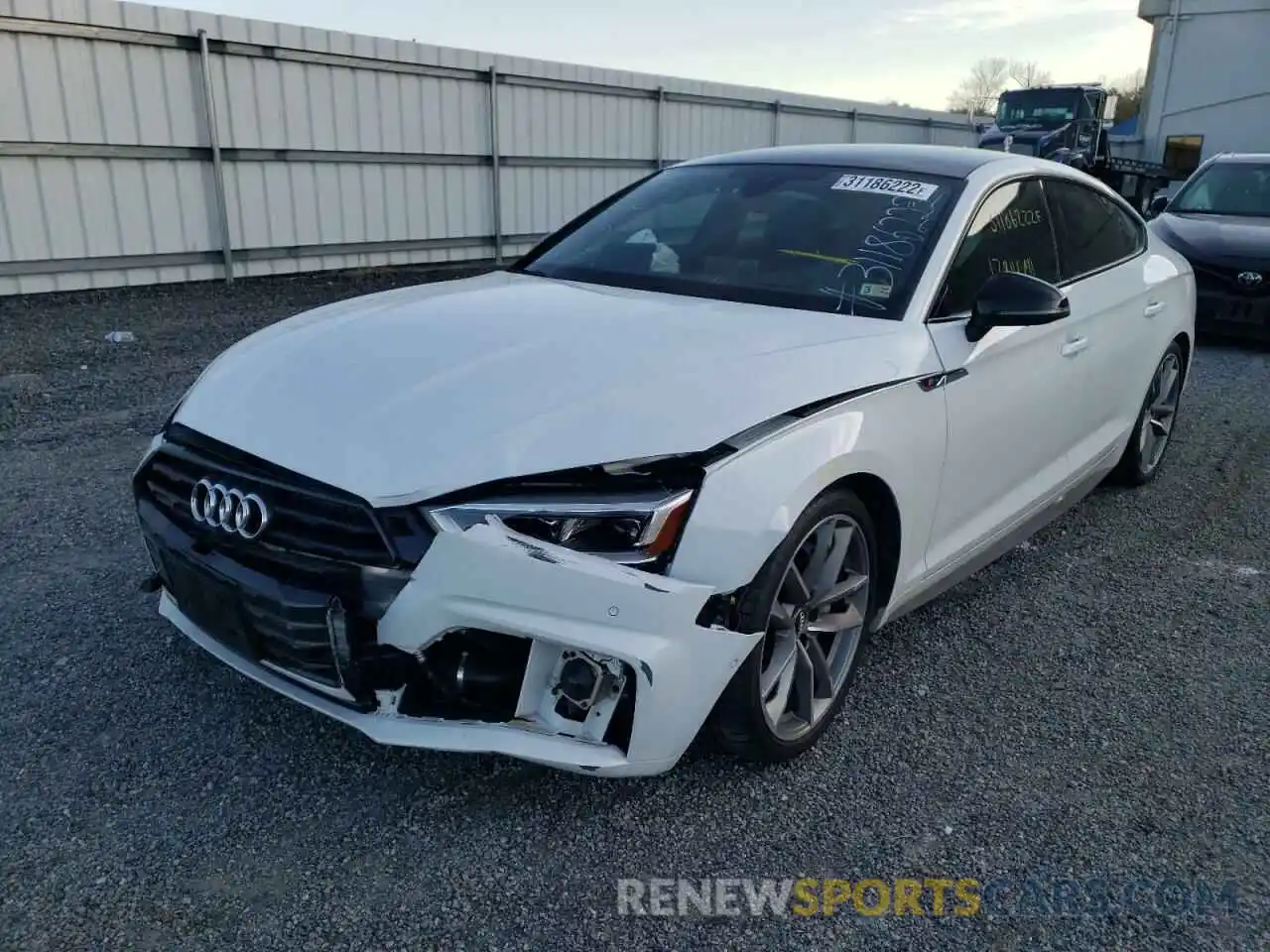 2 Photograph of a damaged car WAUFNCF54KA078520 AUDI A5 2019