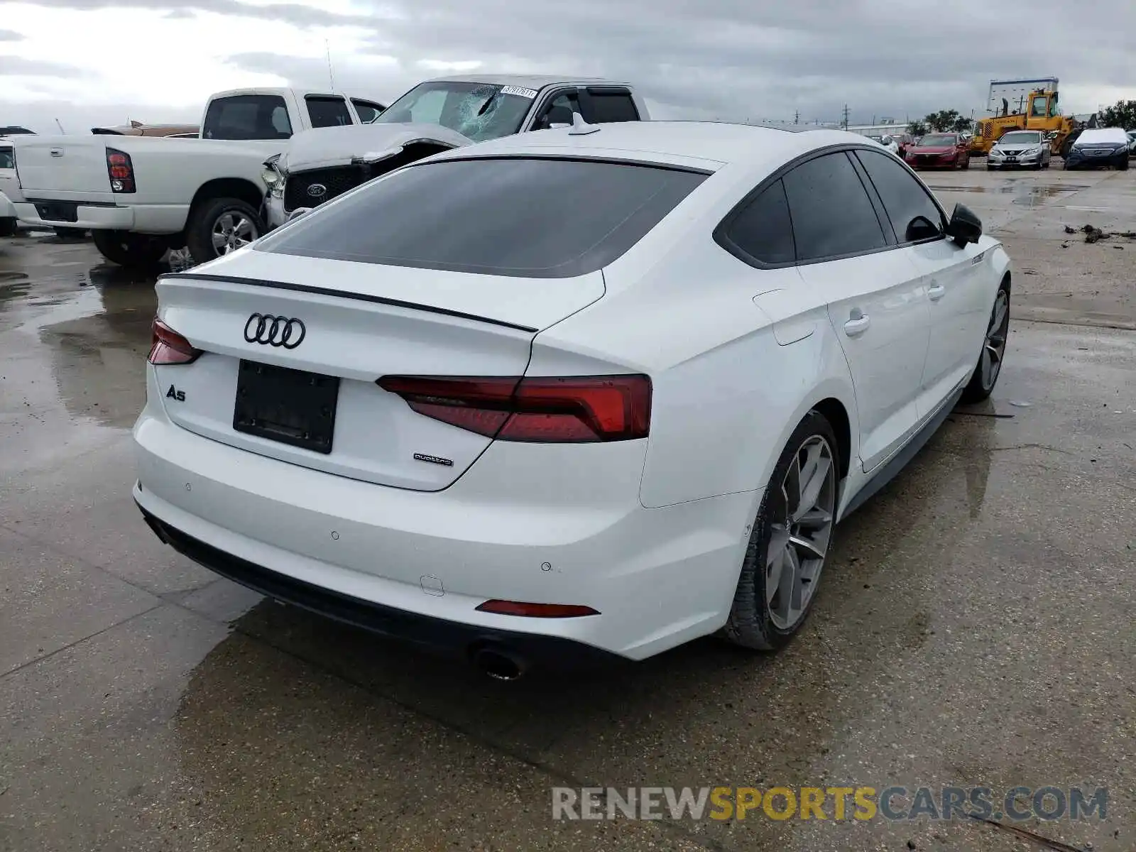 4 Photograph of a damaged car WAUFNCF55KA073228 AUDI A5 2019