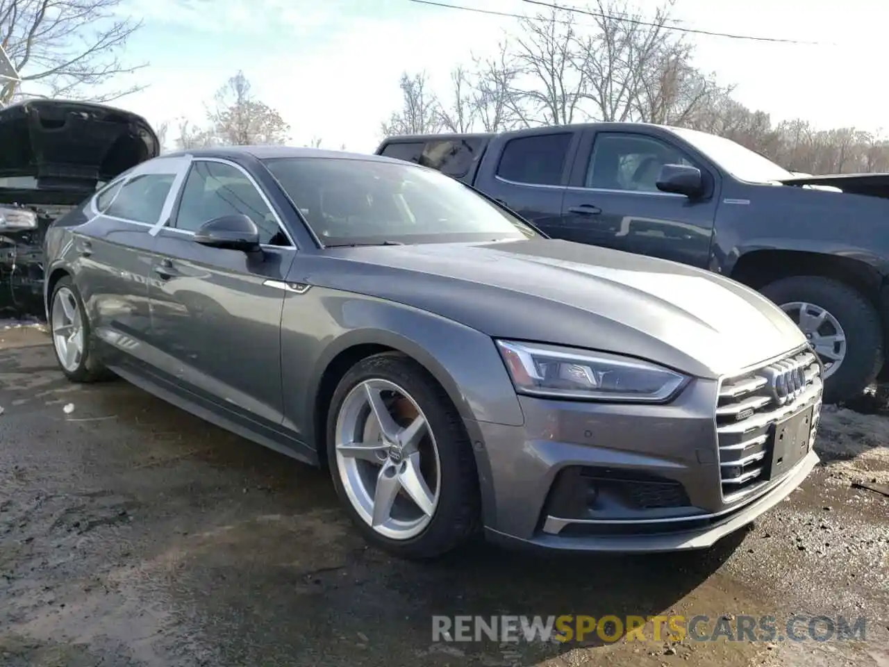 1 Photograph of a damaged car WAUFNCF56KA067065 AUDI A5 2019