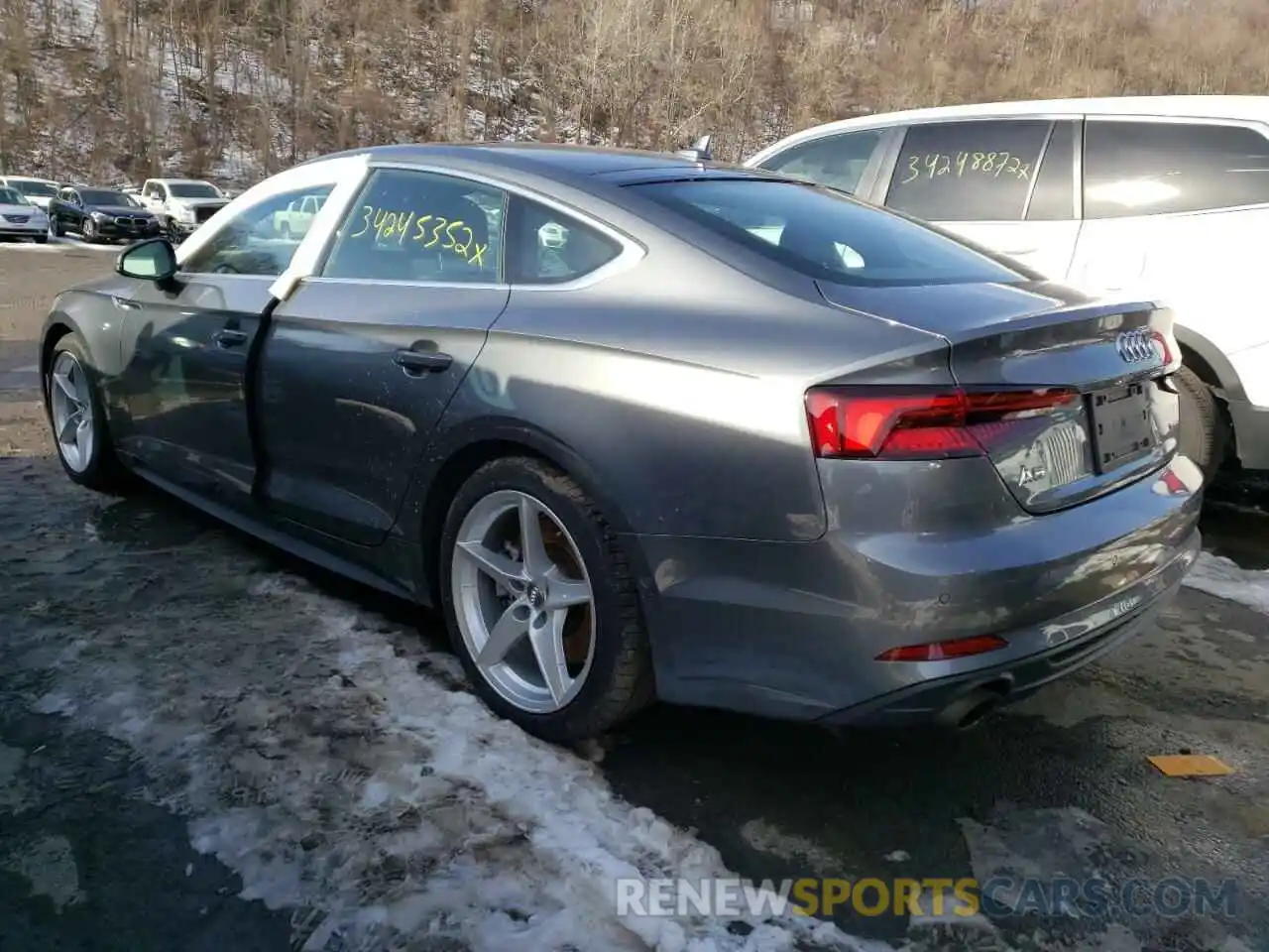 3 Photograph of a damaged car WAUFNCF56KA067065 AUDI A5 2019