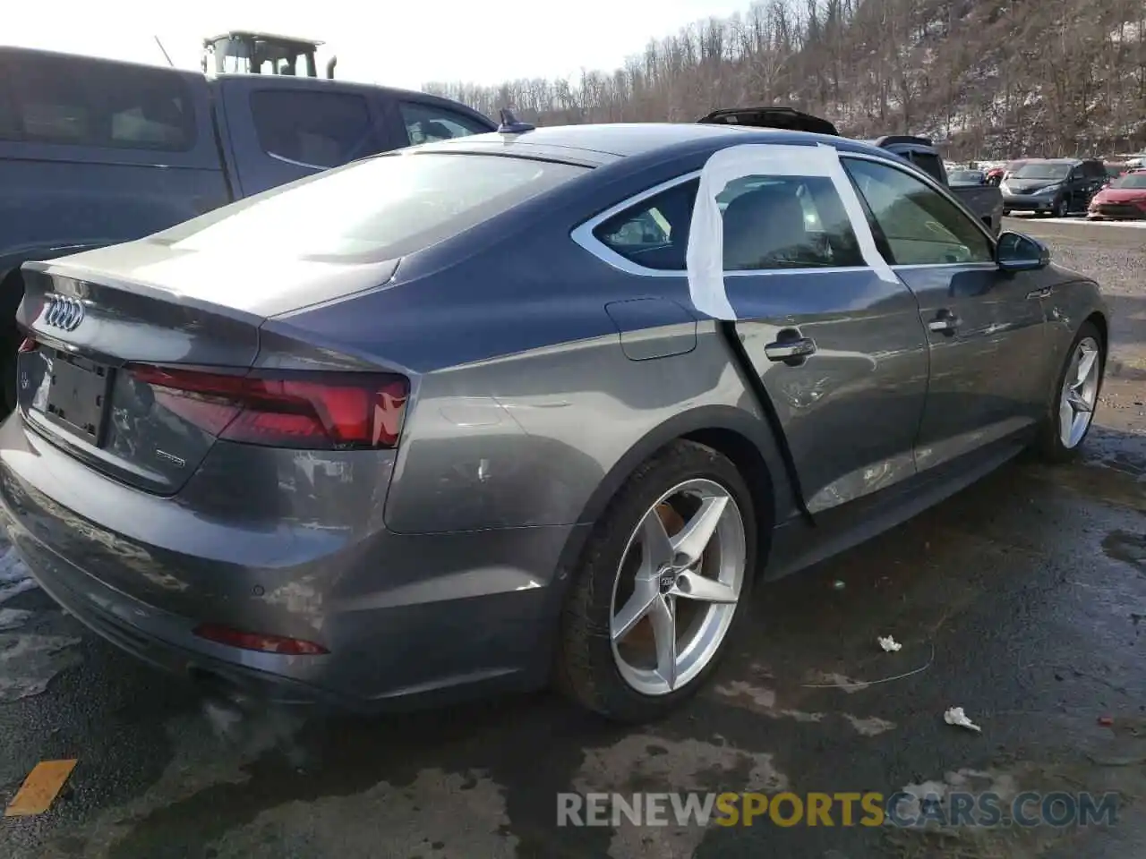 4 Photograph of a damaged car WAUFNCF56KA067065 AUDI A5 2019