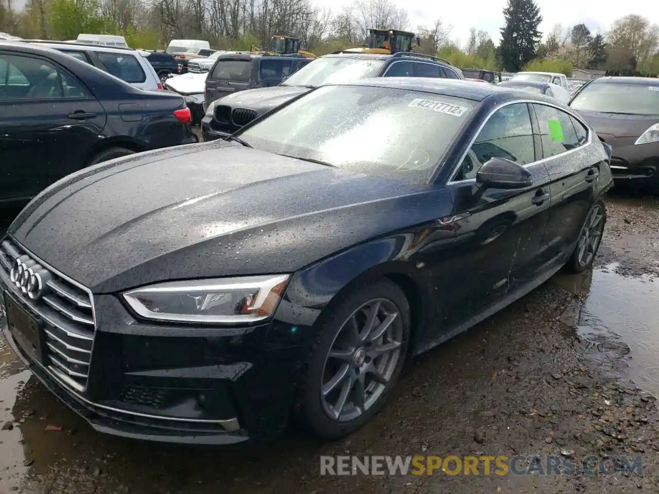 2 Photograph of a damaged car WAUFNCF58KA070291 AUDI A5 2019