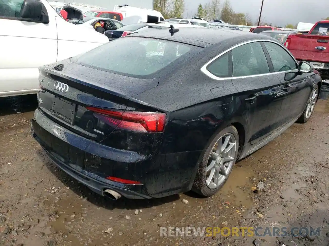 4 Фотография поврежденного автомобиля WAUFNCF58KA070291 AUDI A5 2019