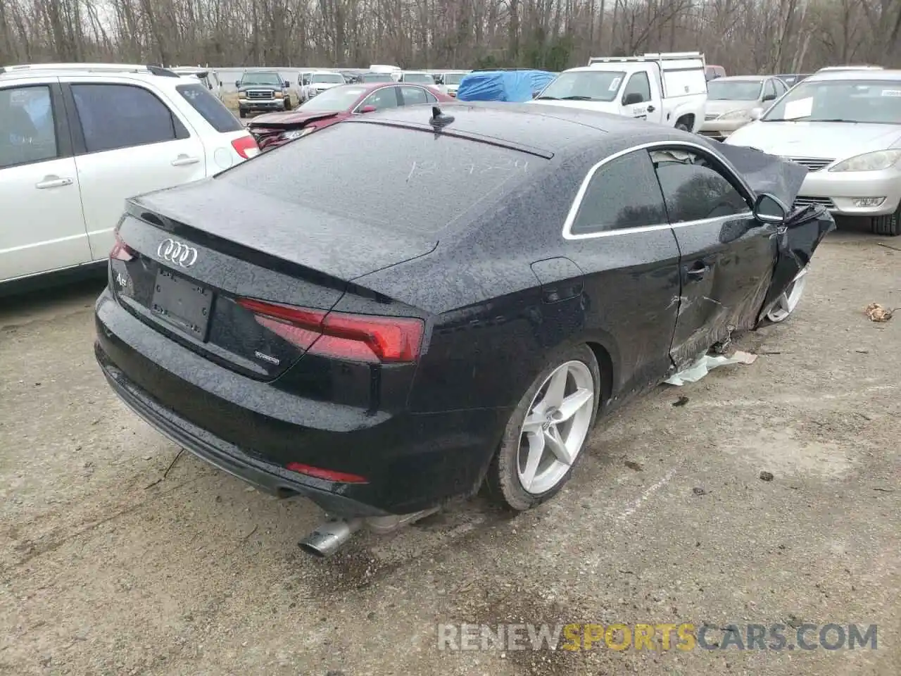 4 Photograph of a damaged car WAUSNAF50KA063967 AUDI A5 2019