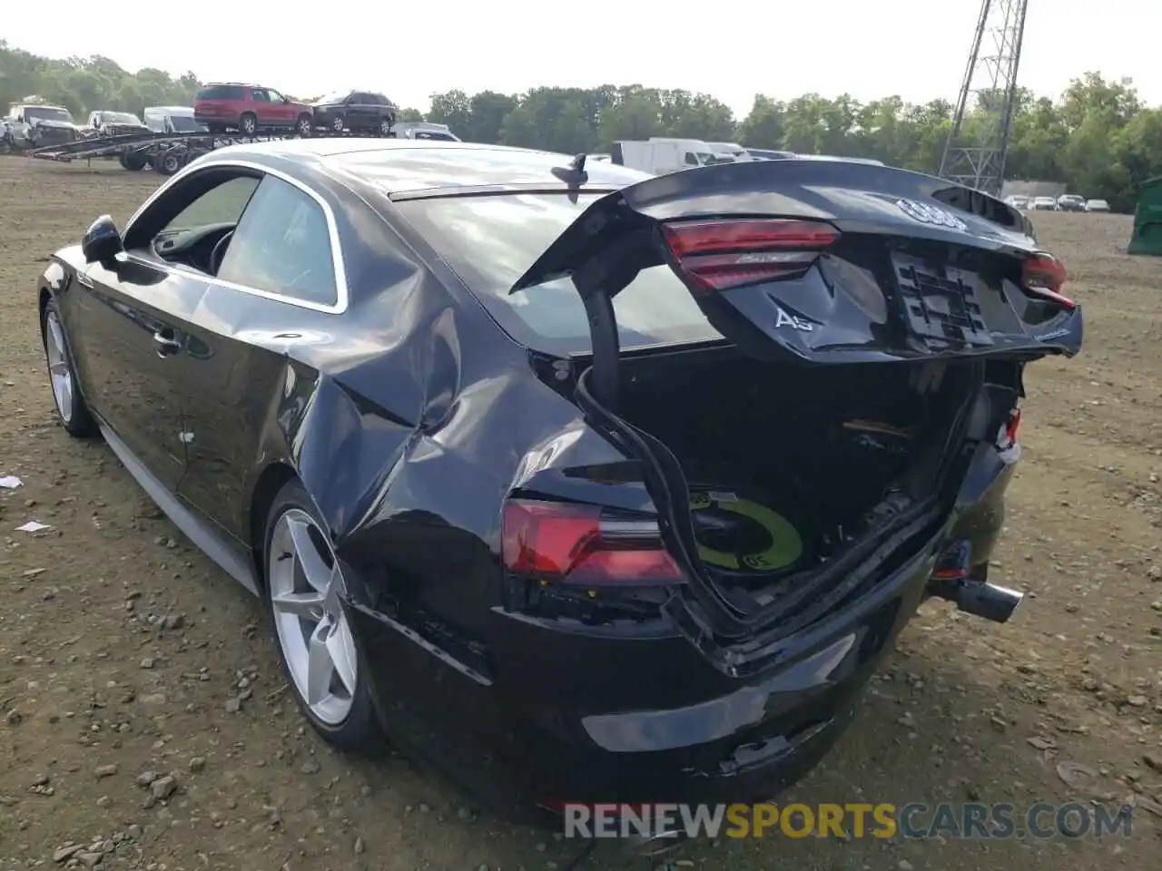 3 Photograph of a damaged car WAUSNAF52KA008422 AUDI A5 2019