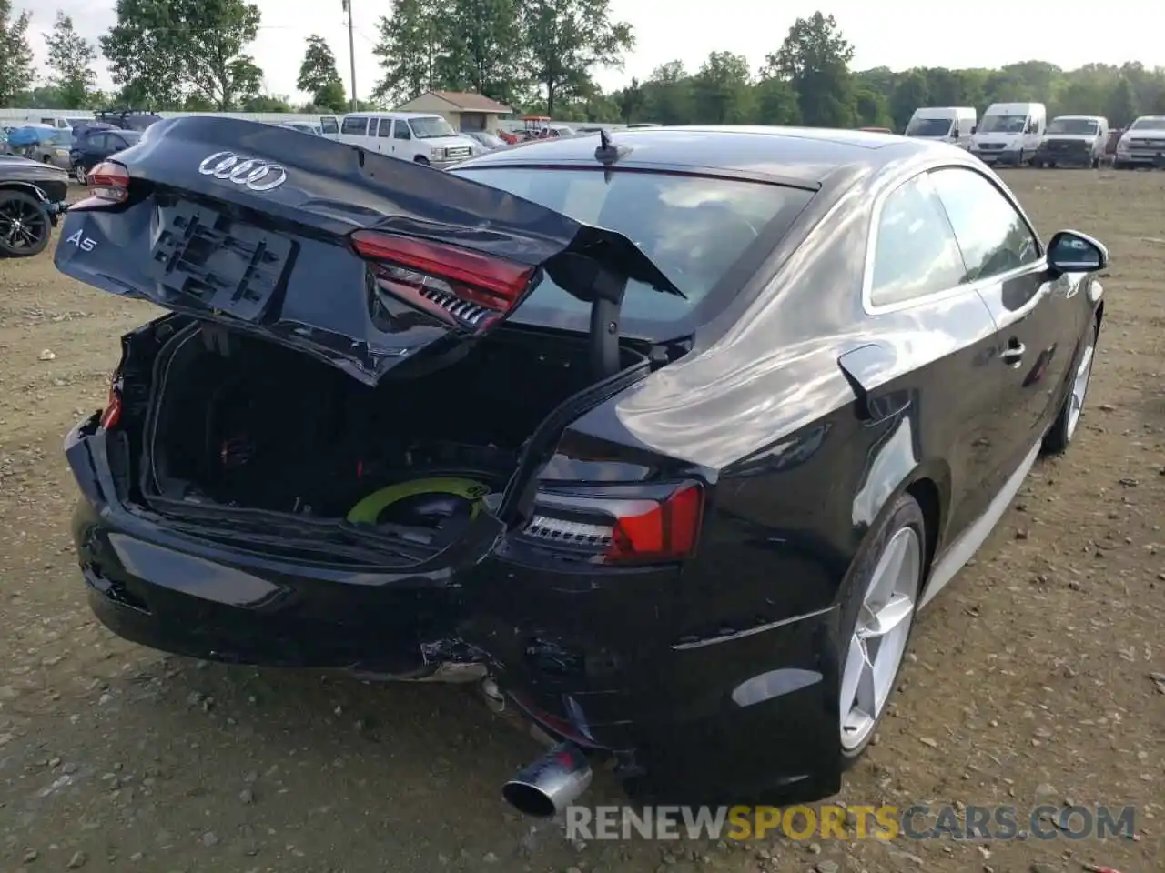 4 Photograph of a damaged car WAUSNAF52KA008422 AUDI A5 2019