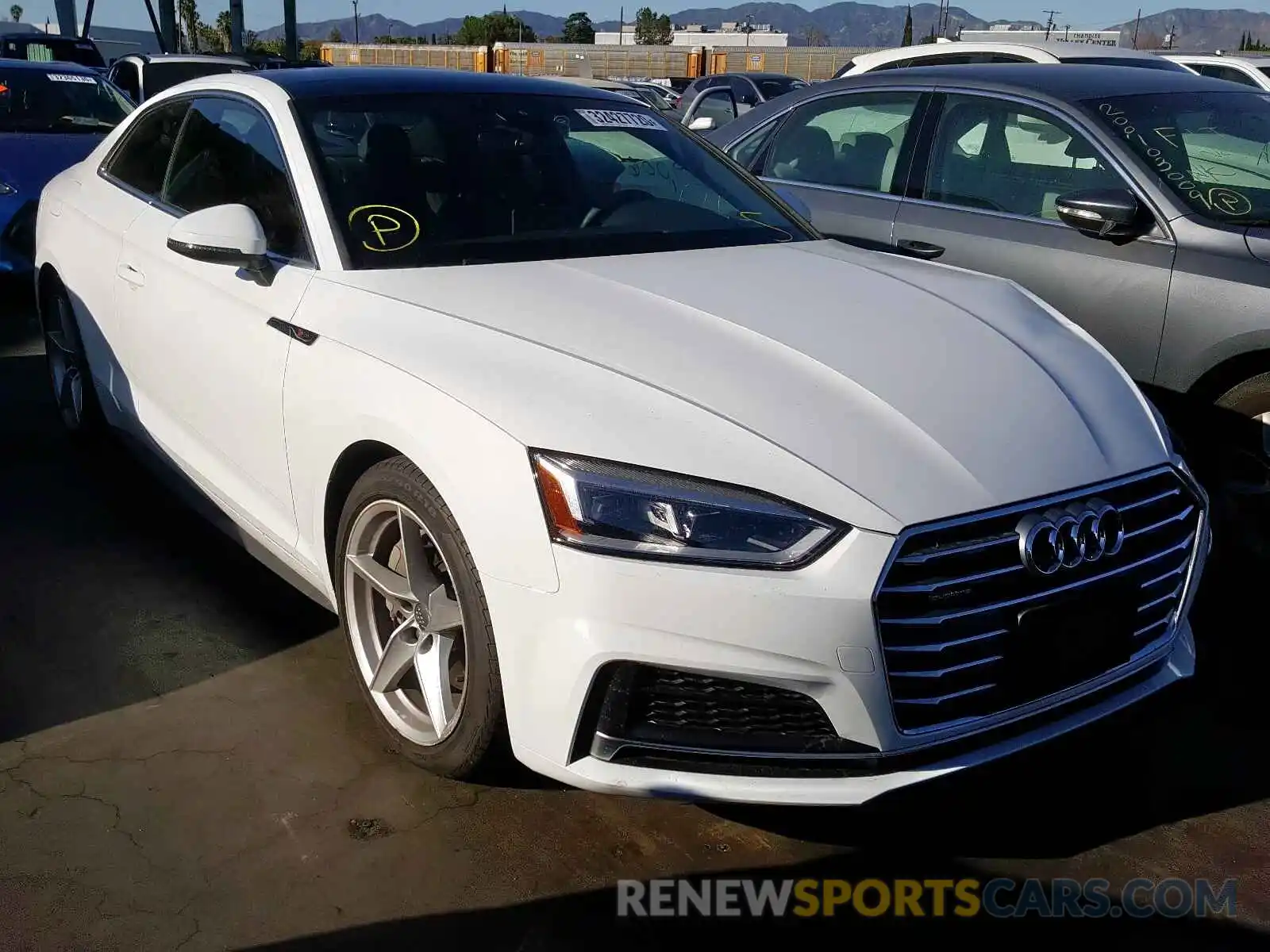 1 Photograph of a damaged car WAUSNAF53KA031806 AUDI A5 2019