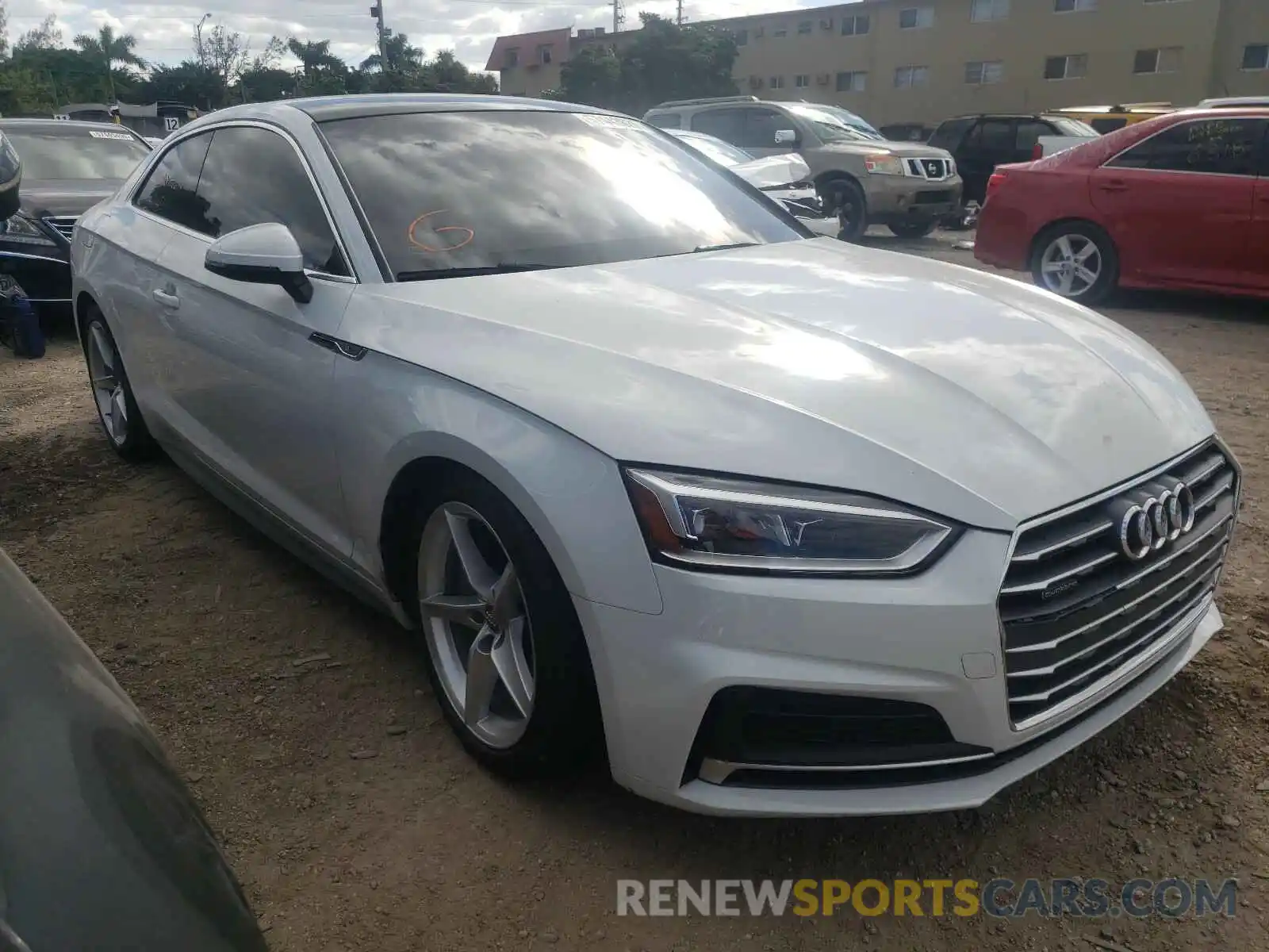 1 Photograph of a damaged car WAUSNAF54KA061946 AUDI A5 2019