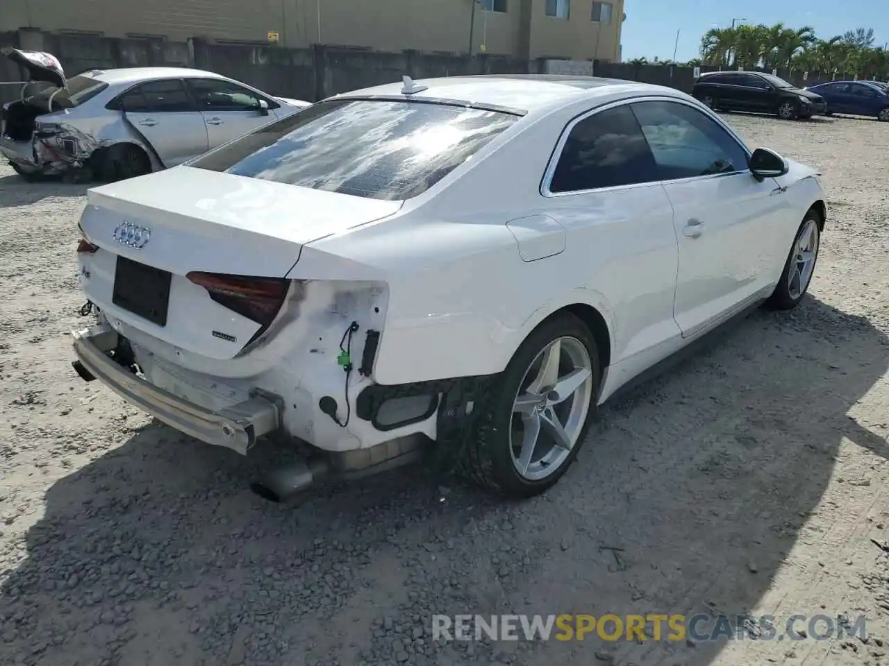 4 Photograph of a damaged car WAUSNAF58KA038170 AUDI A5 2019