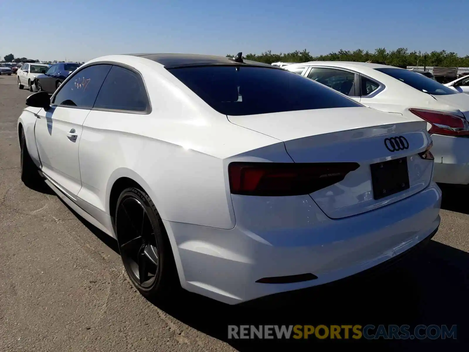 3 Photograph of a damaged car WAUSNAF58KA038556 AUDI A5 2019