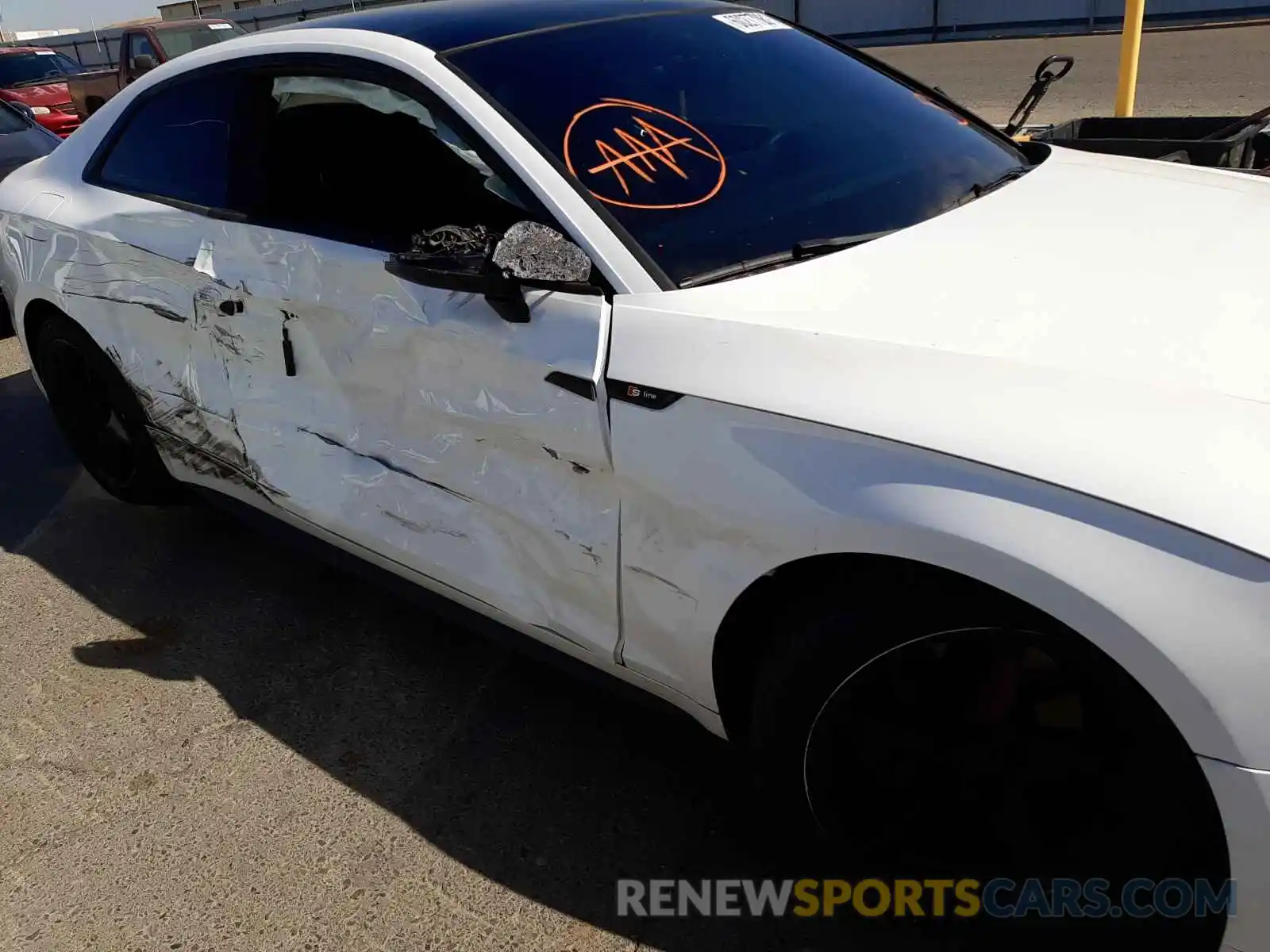 9 Photograph of a damaged car WAUSNAF58KA038556 AUDI A5 2019