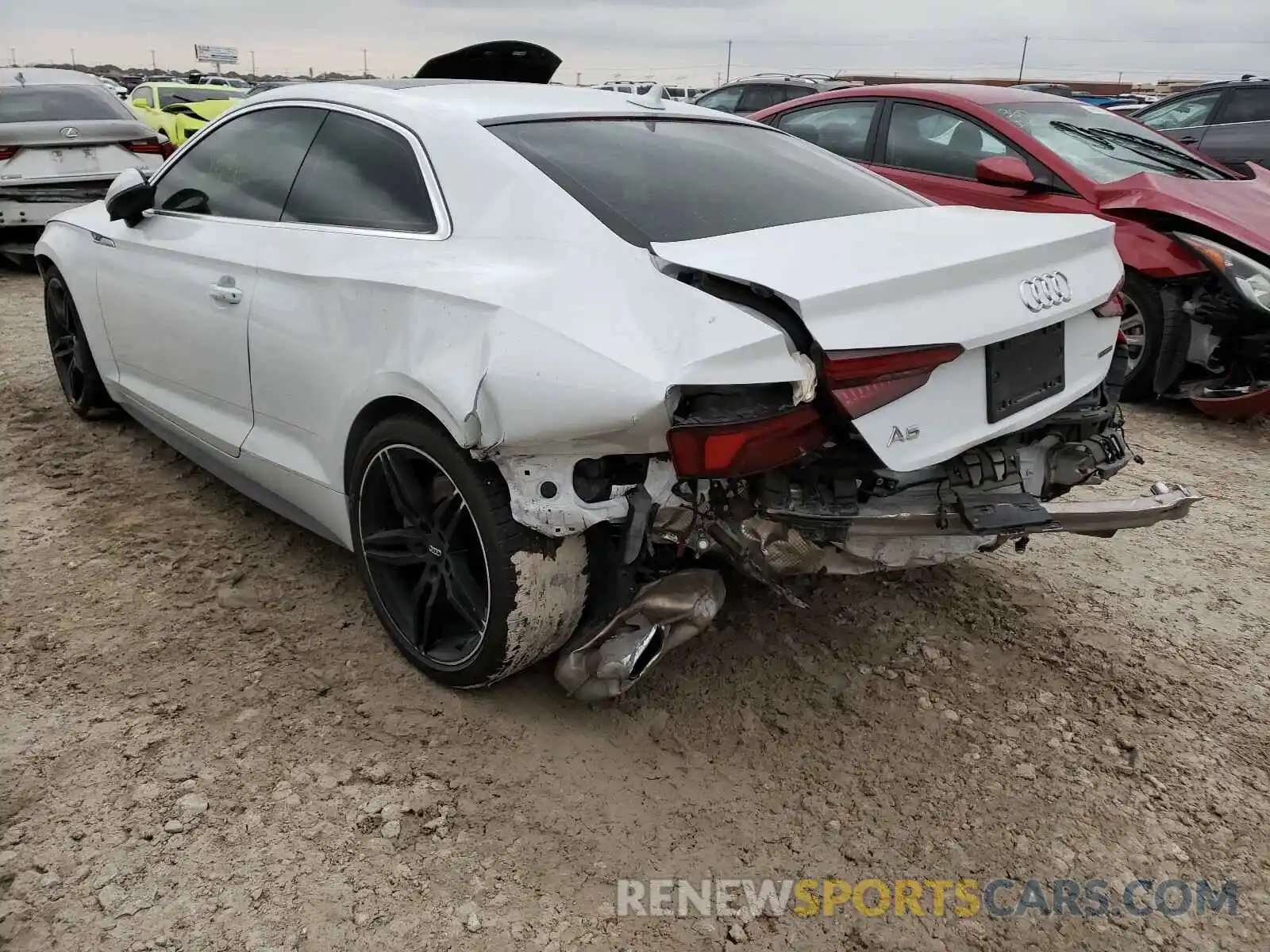 3 Photograph of a damaged car WAUTNAF50KA044176 AUDI A5 2019